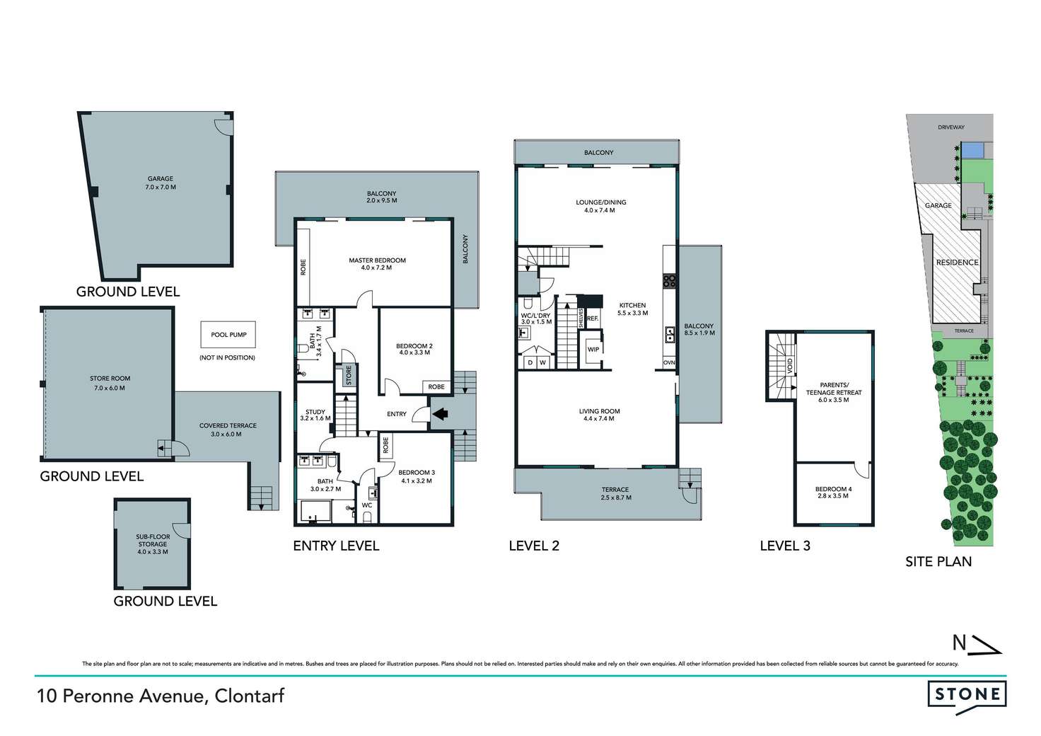 Floorplan of Homely house listing, 10 Peronne Avenue, Clontarf NSW 2093