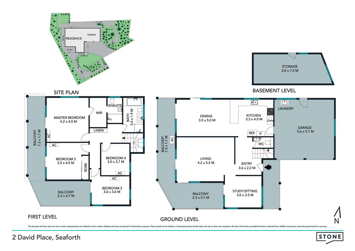 Floorplan of Homely house listing, 2 David Place, Seaforth NSW 2092