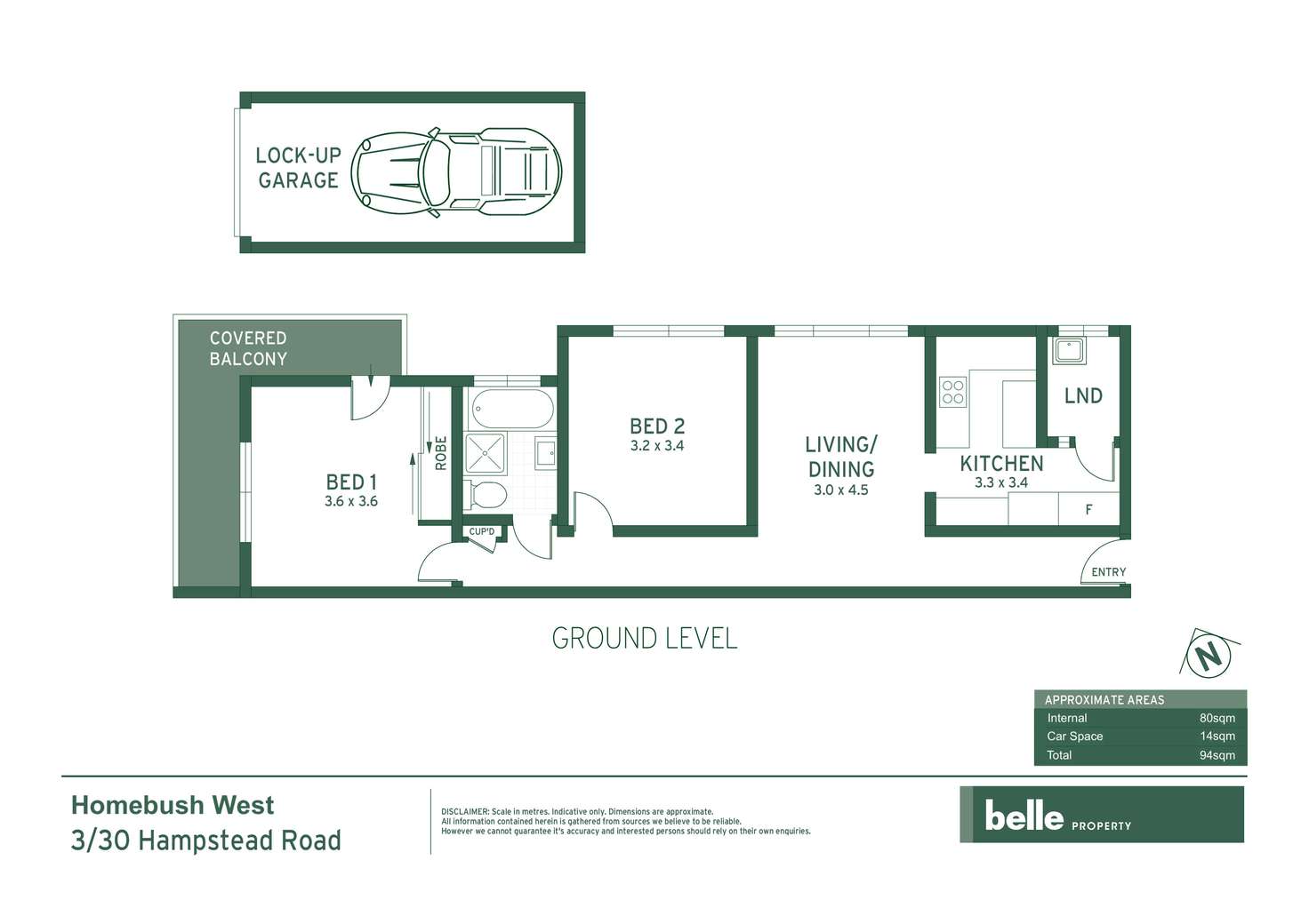 Floorplan of Homely apartment listing, 3/30 Hampstead Road, Homebush West NSW 2140