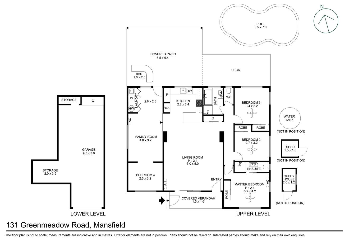 Floorplan of Homely house listing, 131 Greenmeadow Road, Mansfield QLD 4122
