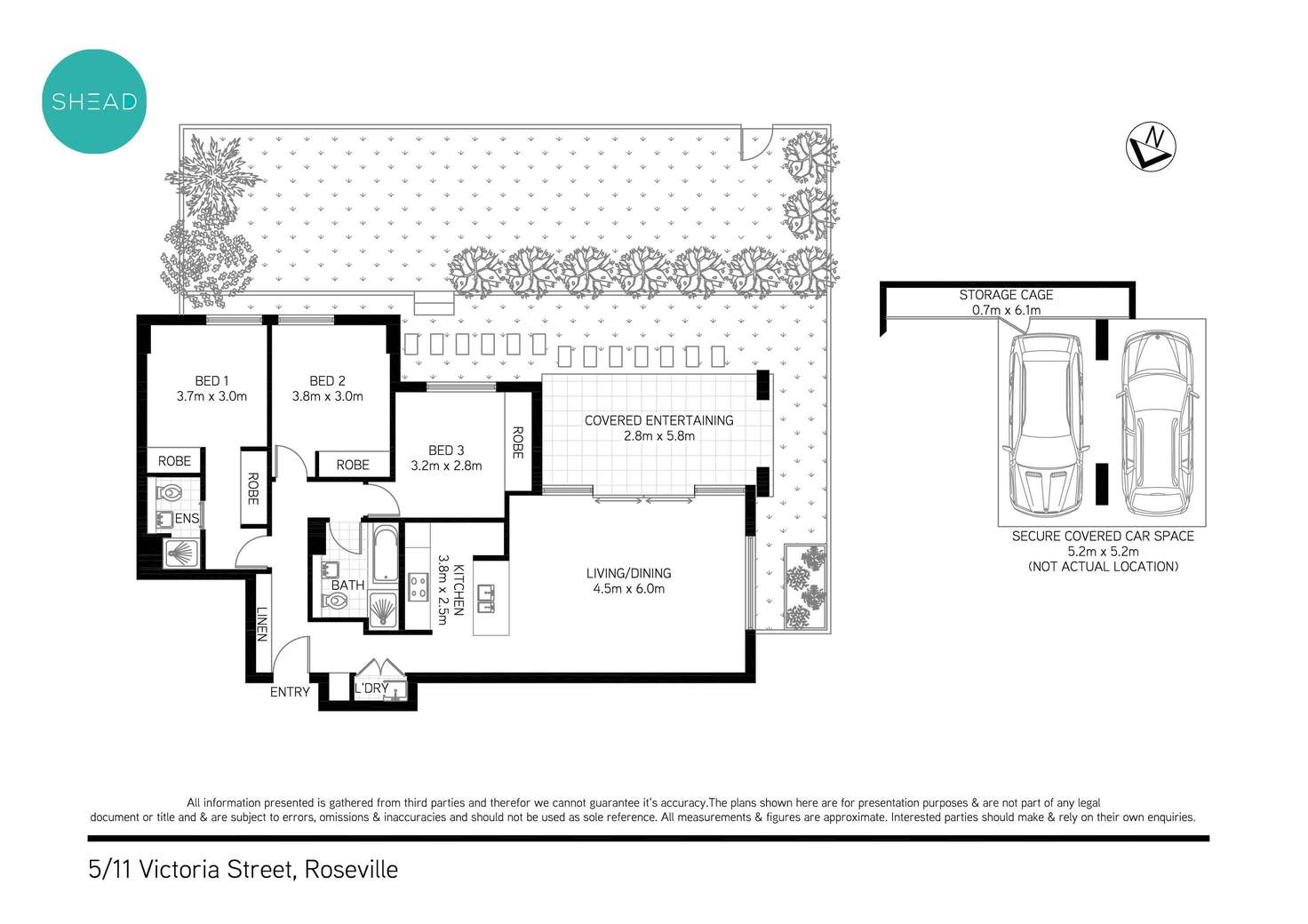 Floorplan of Homely apartment listing, 005/11 Victoria Street, Roseville NSW 2069