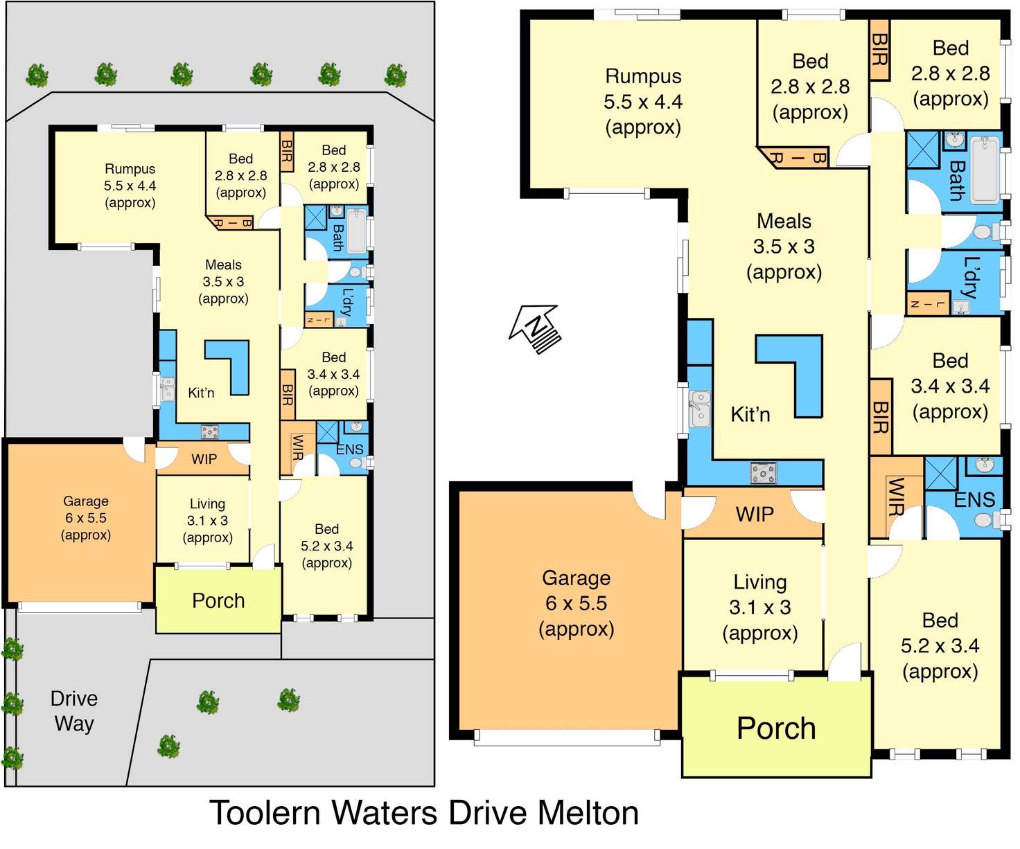 Floorplan of Homely house listing, 10 Toolern Waters Drive, Melton South VIC 3338