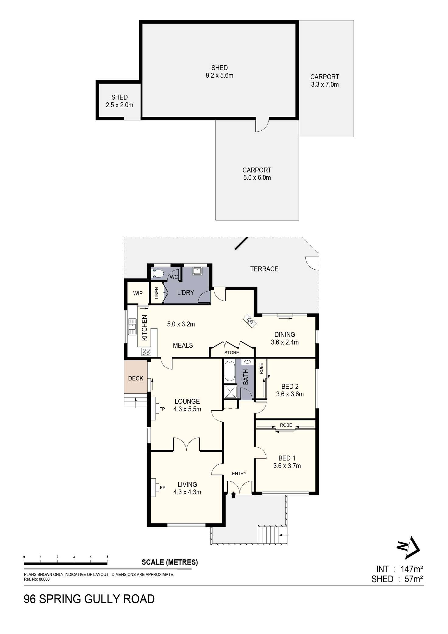 Floorplan of Homely house listing, 96 Spring Gully Road, Spring Gully VIC 3550