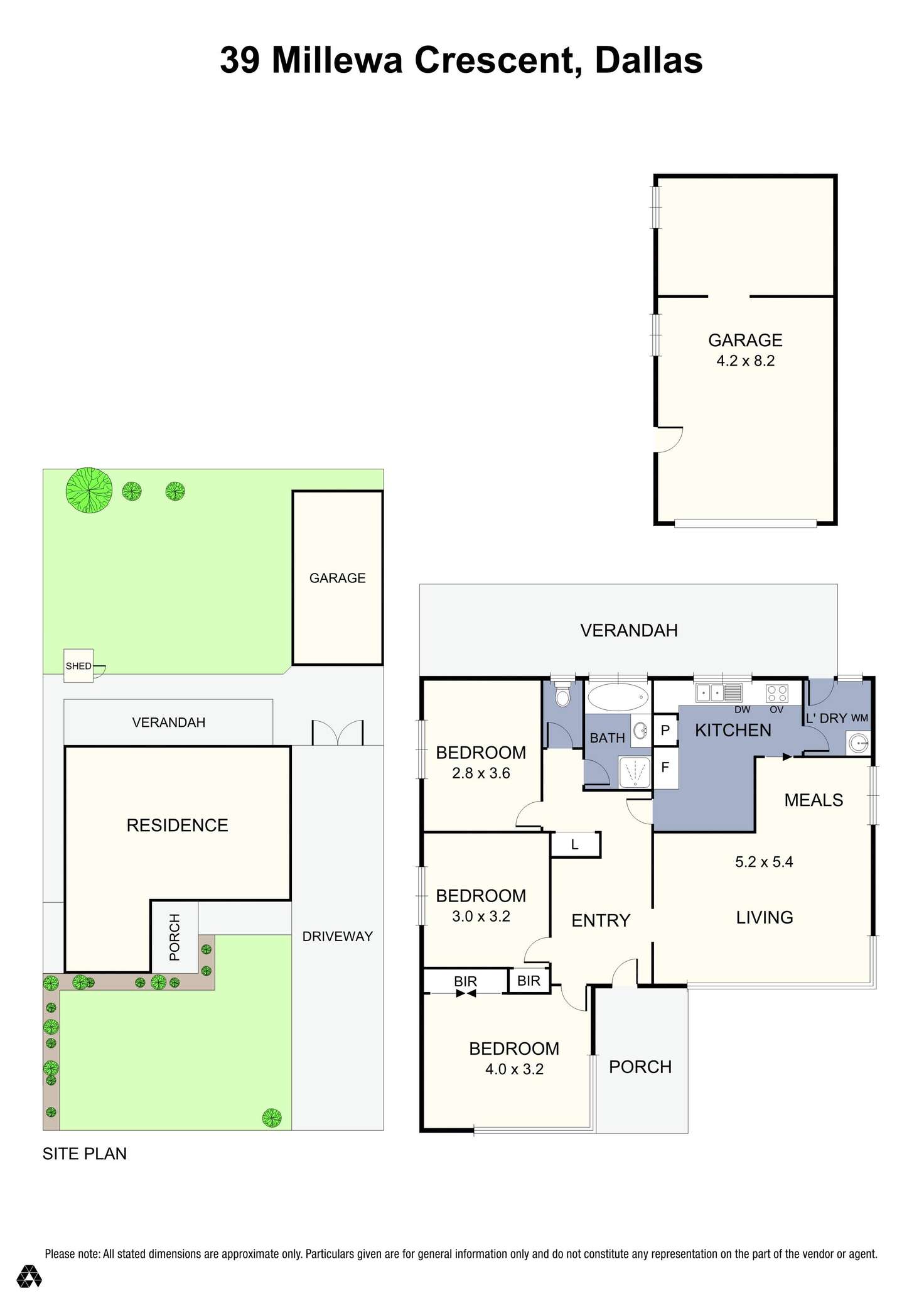 Floorplan of Homely house listing, 39 Millewa Crescent, Dallas VIC 3047