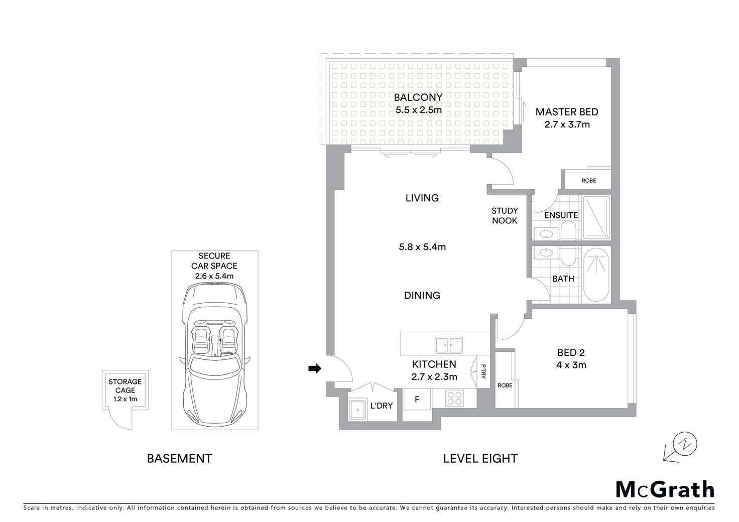 Floorplan of Homely apartment listing, 810/46 Savona Drive, Wentworth Point NSW 2127
