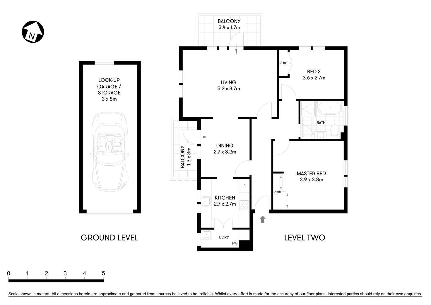 Floorplan of Homely apartment listing, 6/10 Hazelbank Road, Wollstonecraft NSW 2065