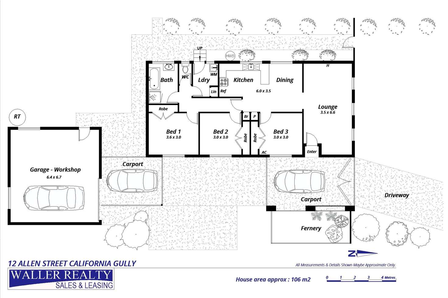 Floorplan of Homely house listing, 12 Allen Street, California Gully VIC 3556