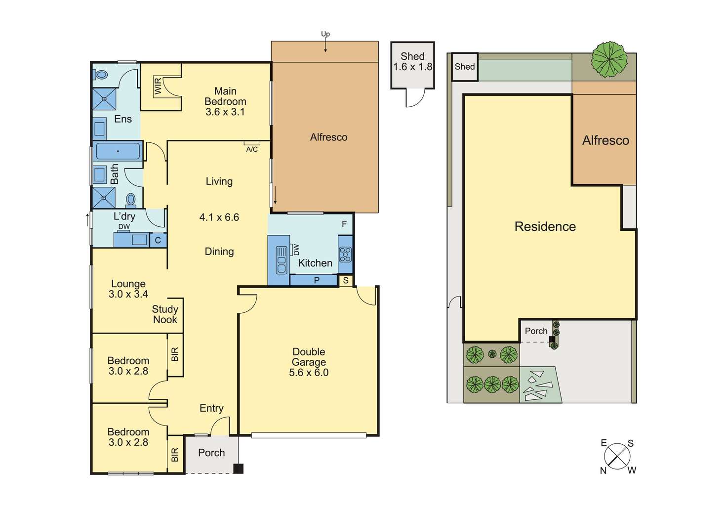 Floorplan of Homely house listing, 8 De Rossi Boulevard, Wollert VIC 3750