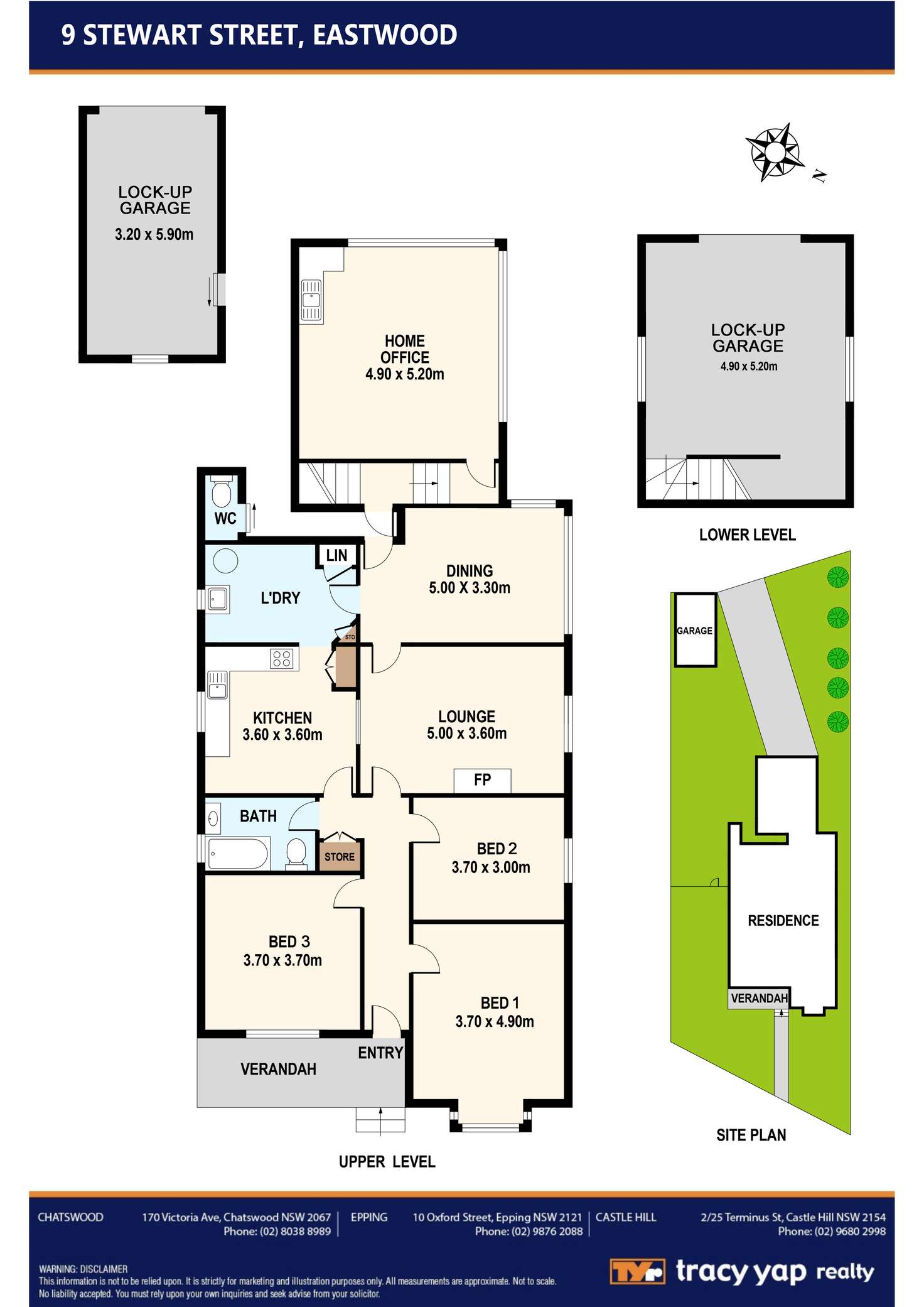 Floorplan of Homely house listing, 9 Stewart Street, Eastwood NSW 2122