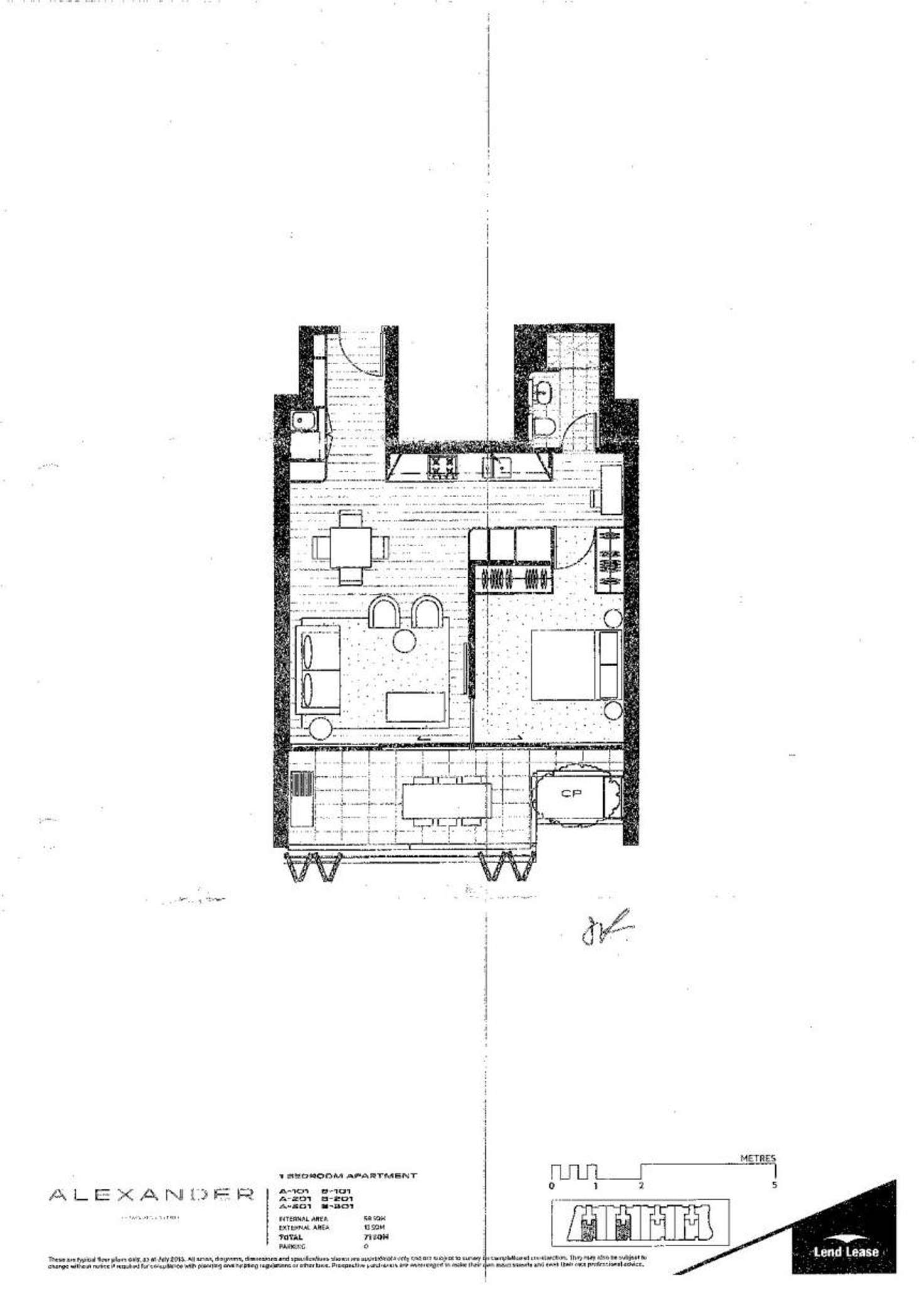 Floorplan of Homely apartment listing, 25 Barangaroo Avenue, Sydney NSW 2000