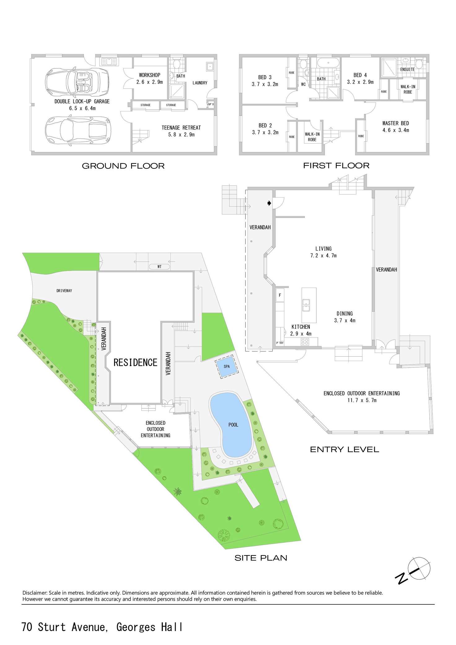 Floorplan of Homely house listing, 70 Sturt Avenue, Georges Hall NSW 2198