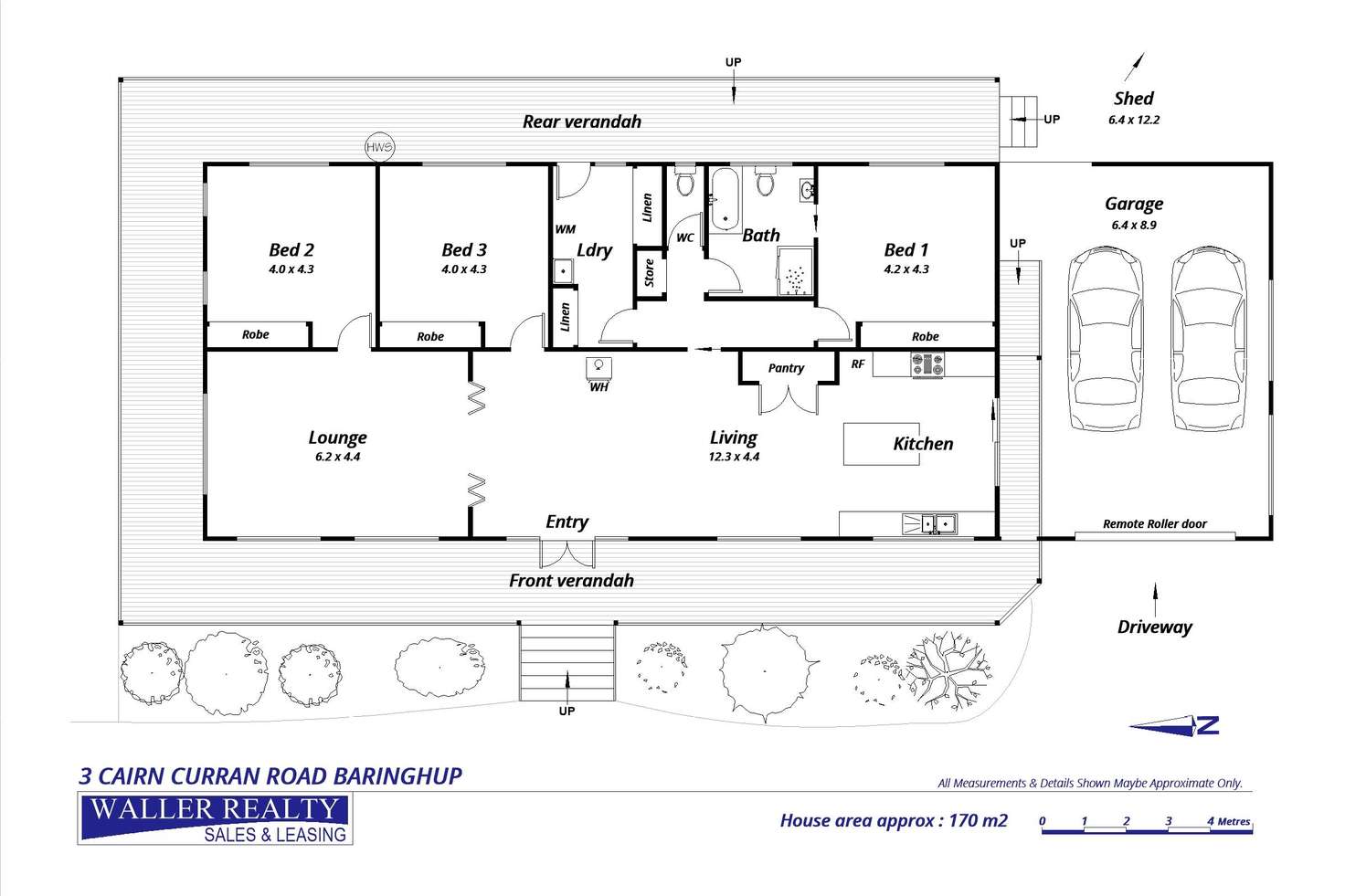 Floorplan of Homely house listing, 3 Cairn Curran Road, Baringhup VIC 3463