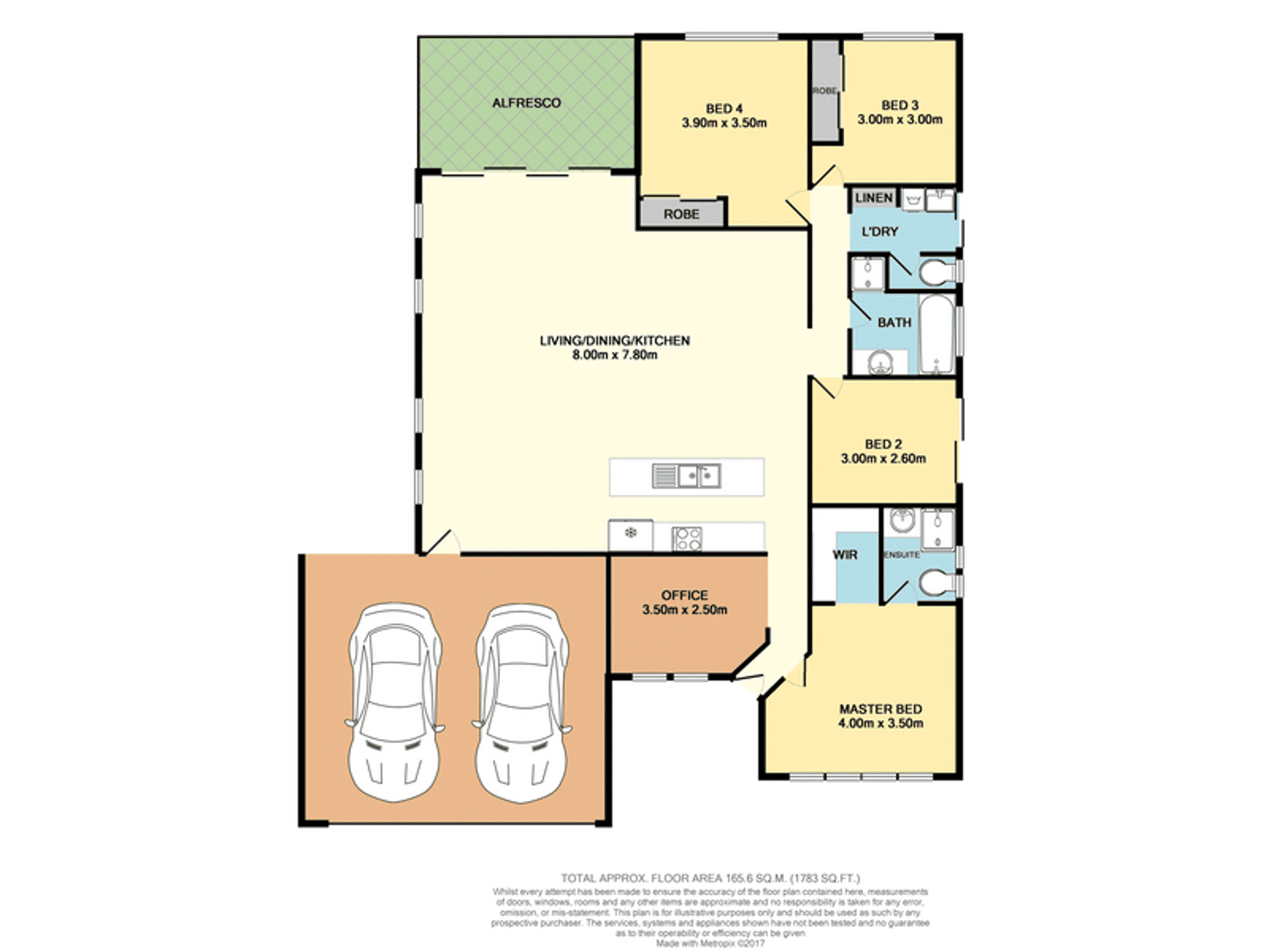 Floorplan of Homely house listing, 166 Blackadder Road, Swan View WA 6056