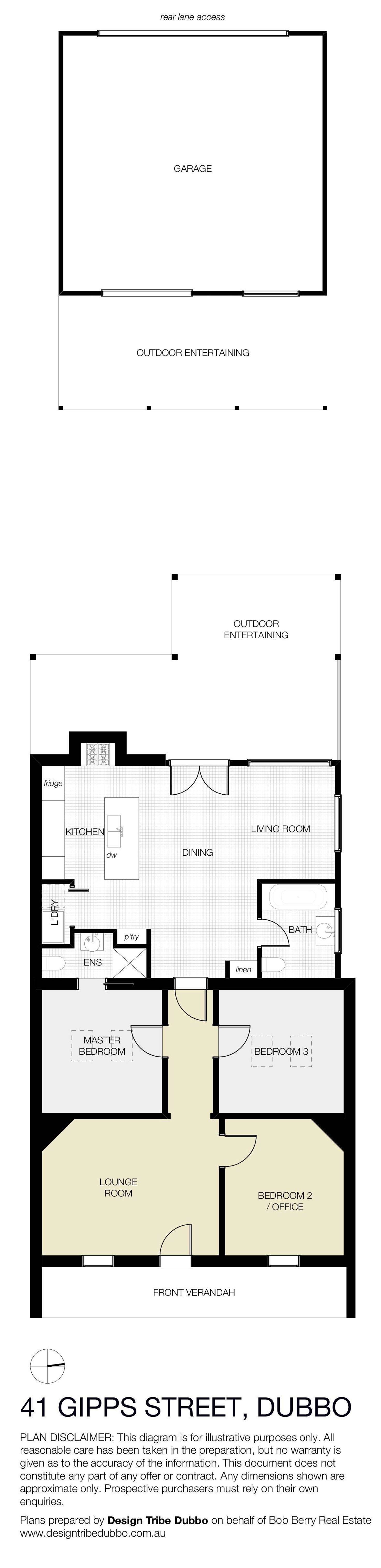 Floorplan of Homely house listing, 41 Gipps Street, Dubbo NSW 2830