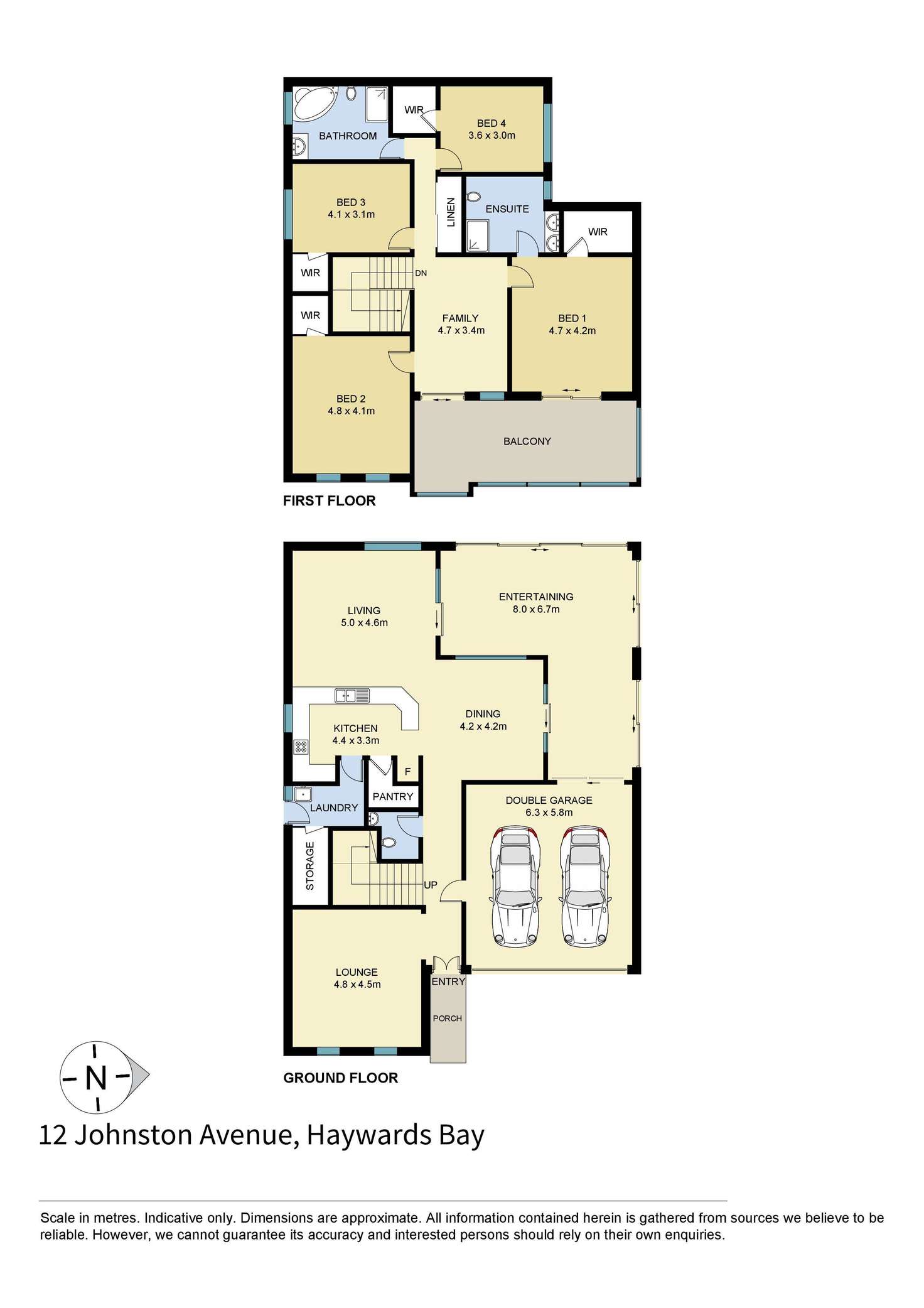 Floorplan of Homely house listing, 12 Johnston Avenue, Haywards Bay NSW 2530