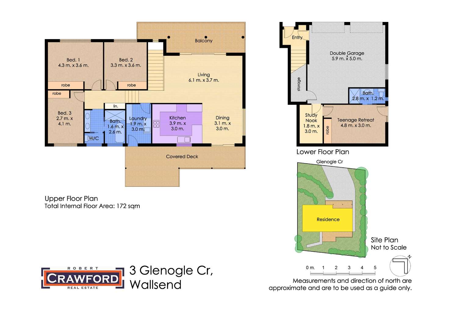 Floorplan of Homely house listing, 3 Glenogle Crescent, Wallsend NSW 2287