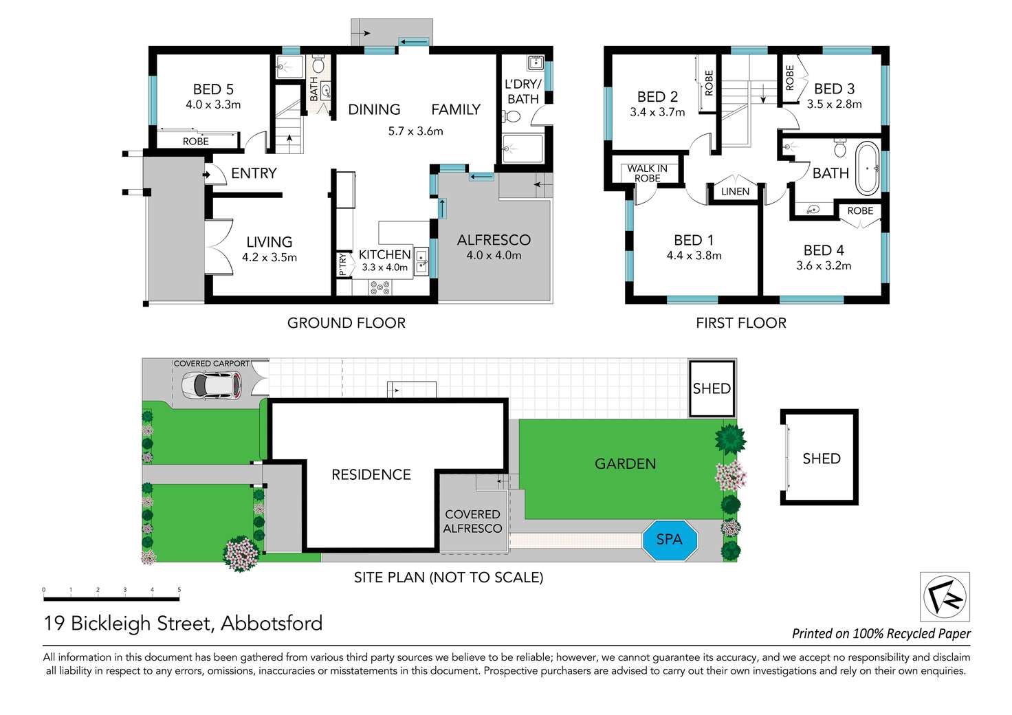 Floorplan of Homely house listing, 19 Bickleigh Street, Abbotsford NSW 2046