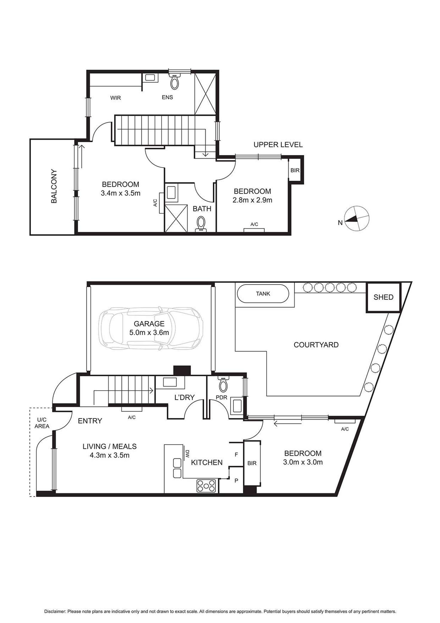 Floorplan of Homely unit listing, 2/13 Oliver Court, Fawkner VIC 3060