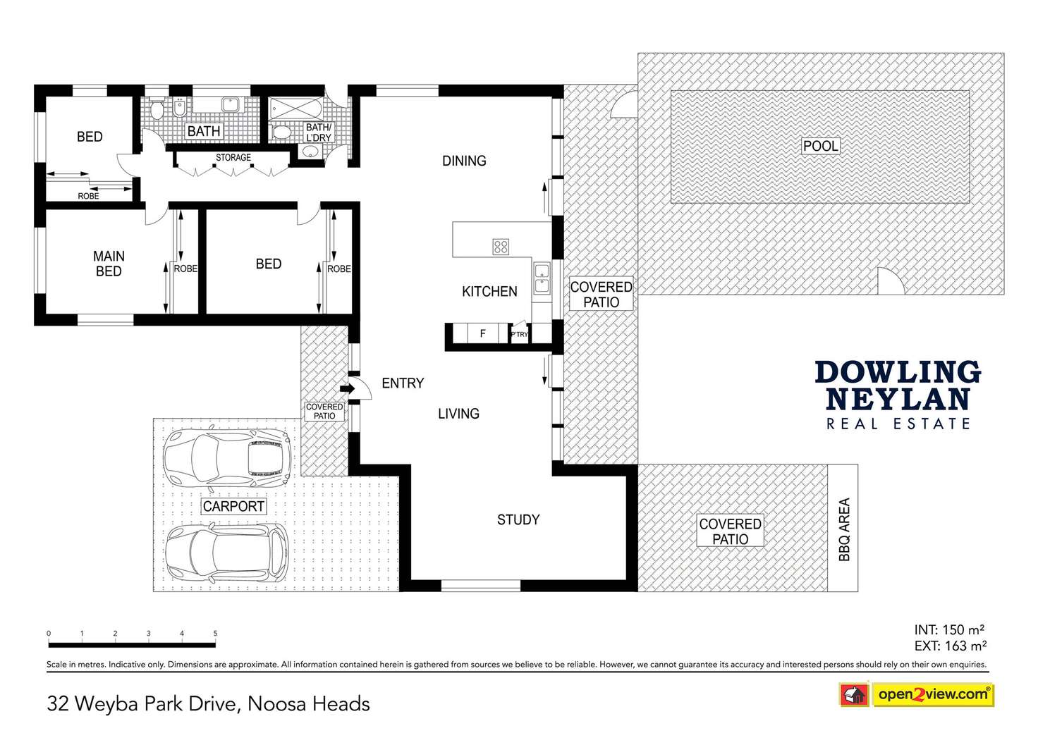 Floorplan of Homely house listing, 32 Weyba Park Drive, Noosa Heads QLD 4567