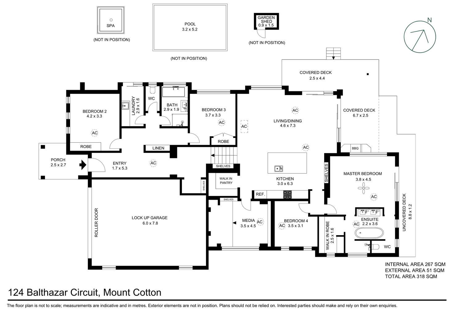 Floorplan of Homely house listing, 124 Balthazar Circuit, Mount Cotton QLD 4165