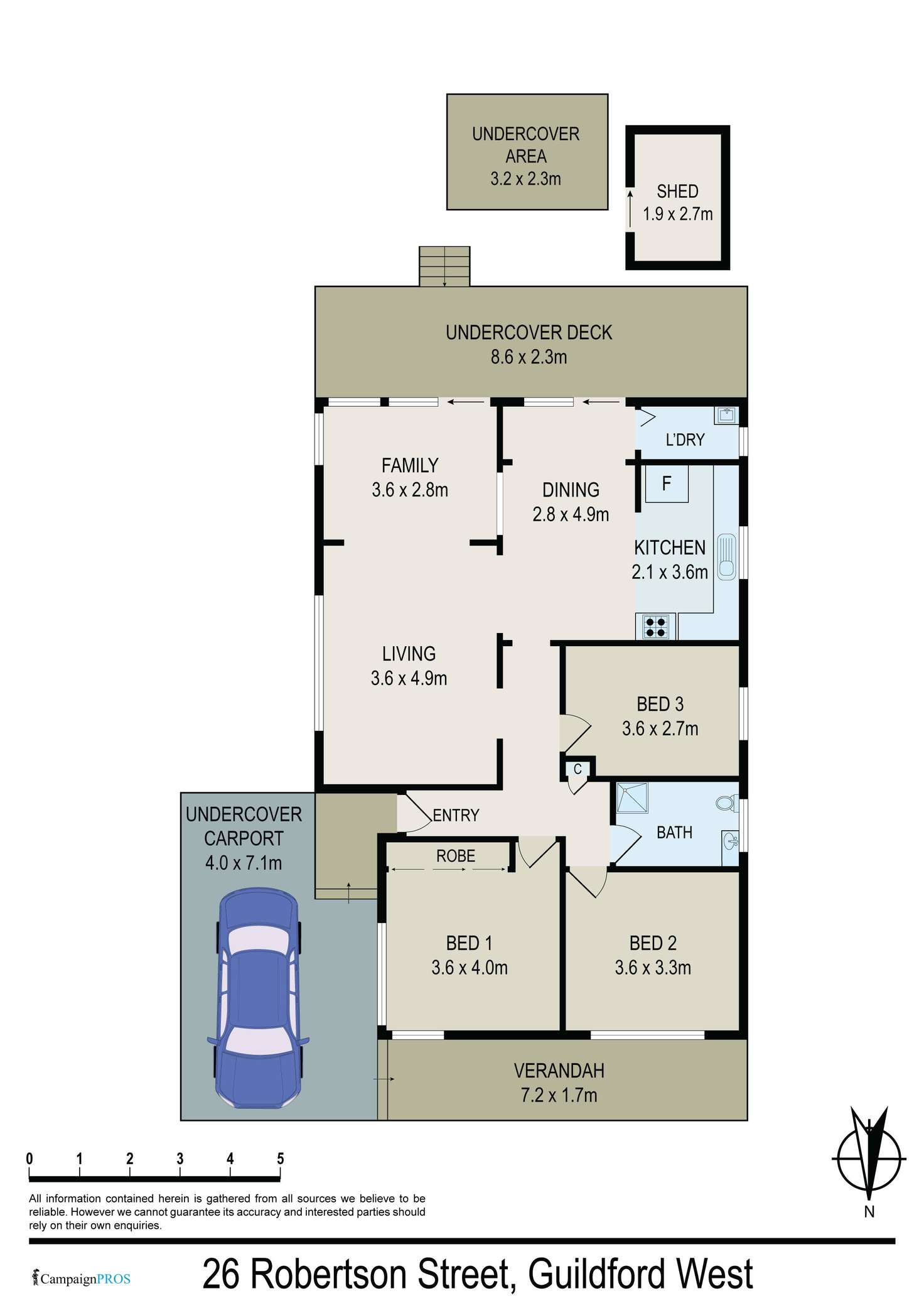 Floorplan of Homely house listing, 26 Robertson Street, Guildford NSW 2161