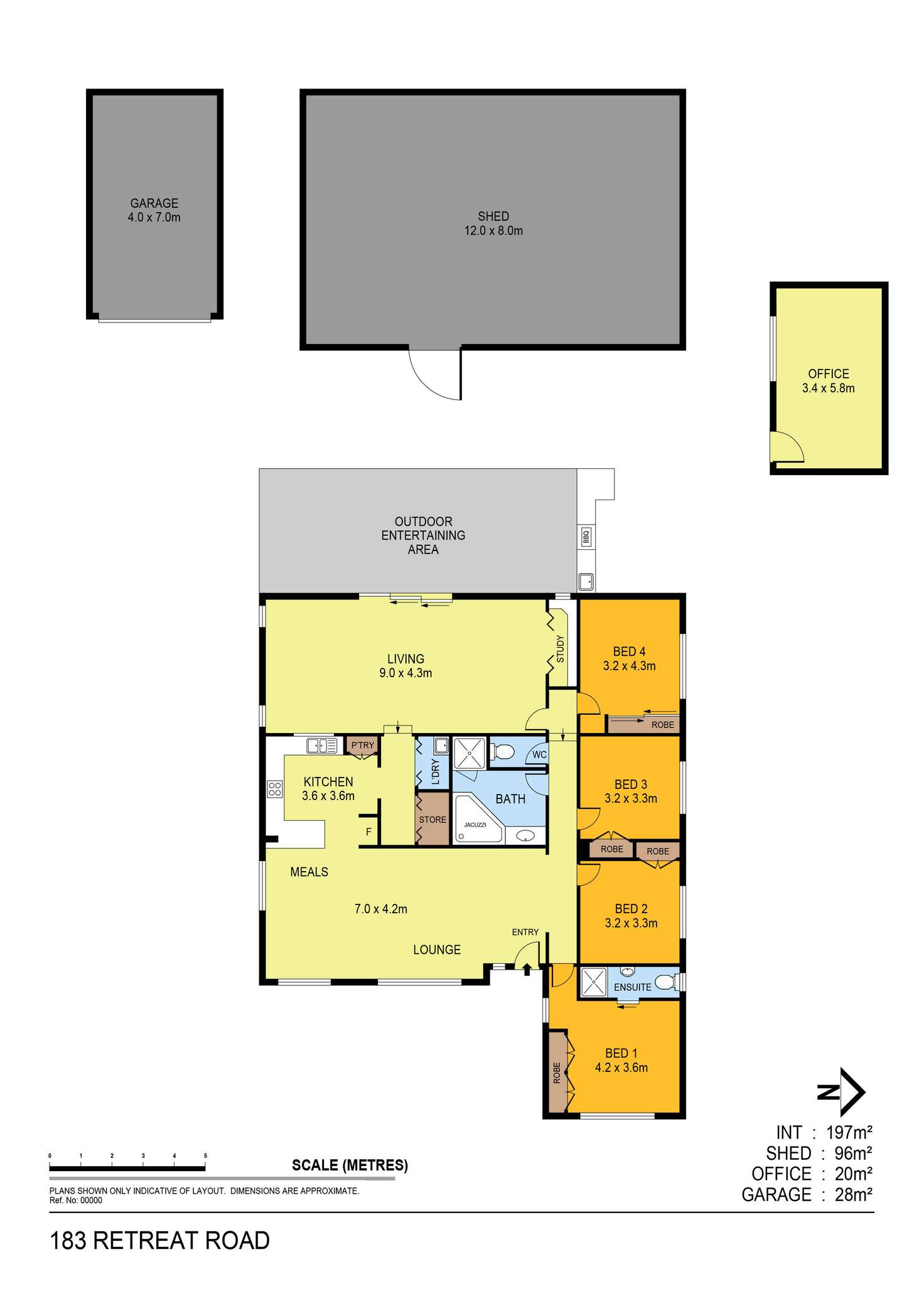 Floorplan of Homely house listing, 183 Retreat Road, Spring Gully VIC 3550