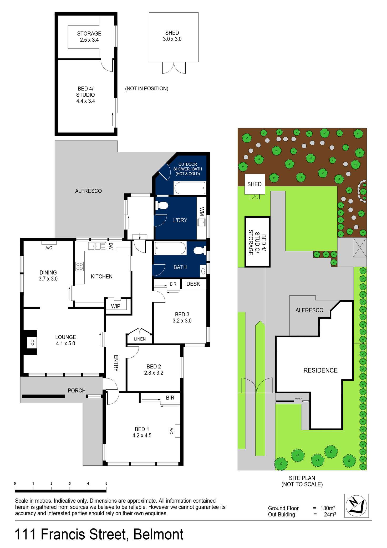 Floorplan of Homely house listing, 111 Francis Street, Belmont VIC 3216