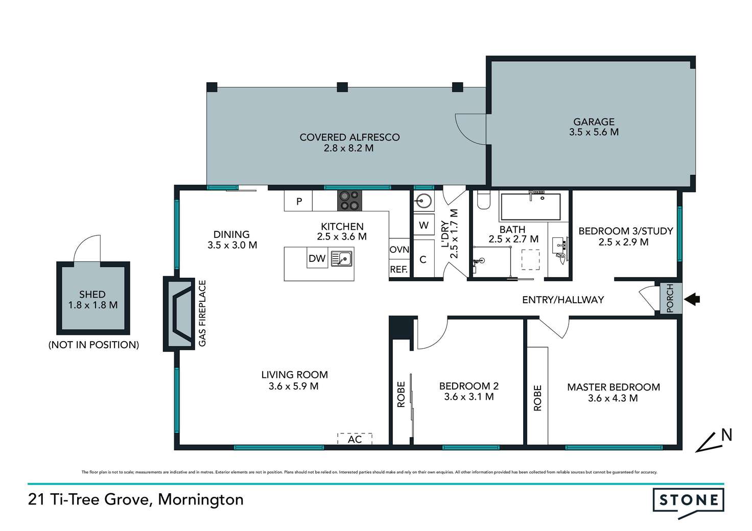 Floorplan of Homely house listing, 21 Ti-Tree Grove, Mornington VIC 3931