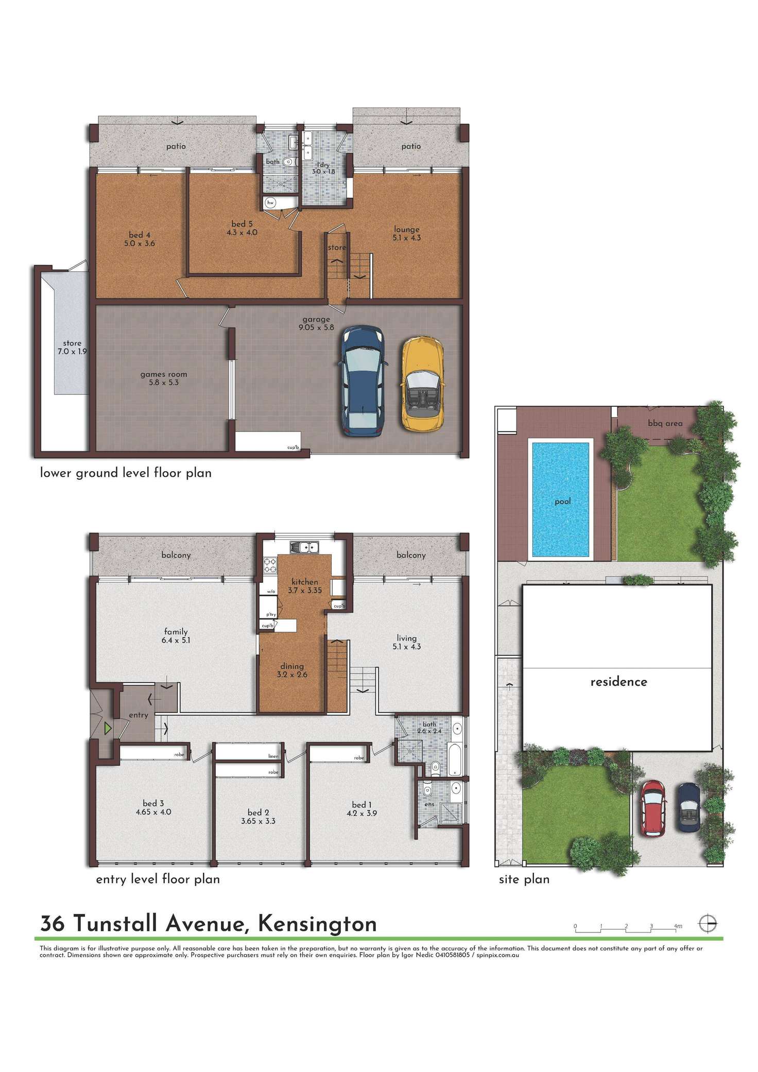 Floorplan of Homely house listing, 36 Tunstall Avenue, Kensington NSW 2033
