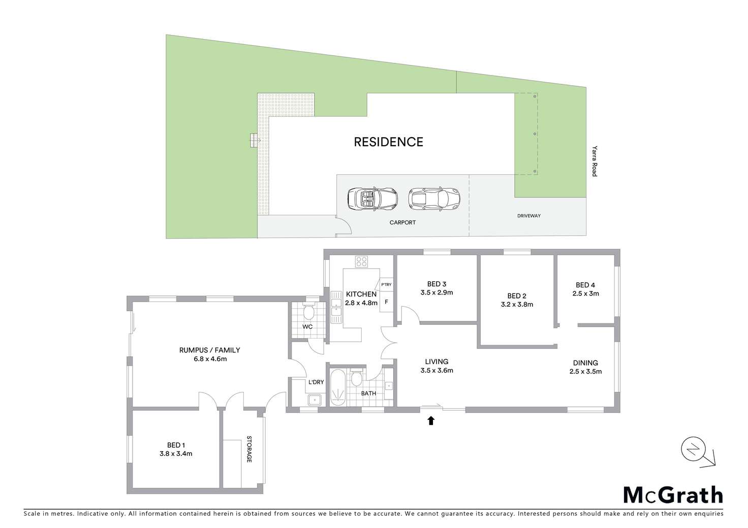 Floorplan of Homely house listing, 59 Yarra Road, Phillip Bay NSW 2036