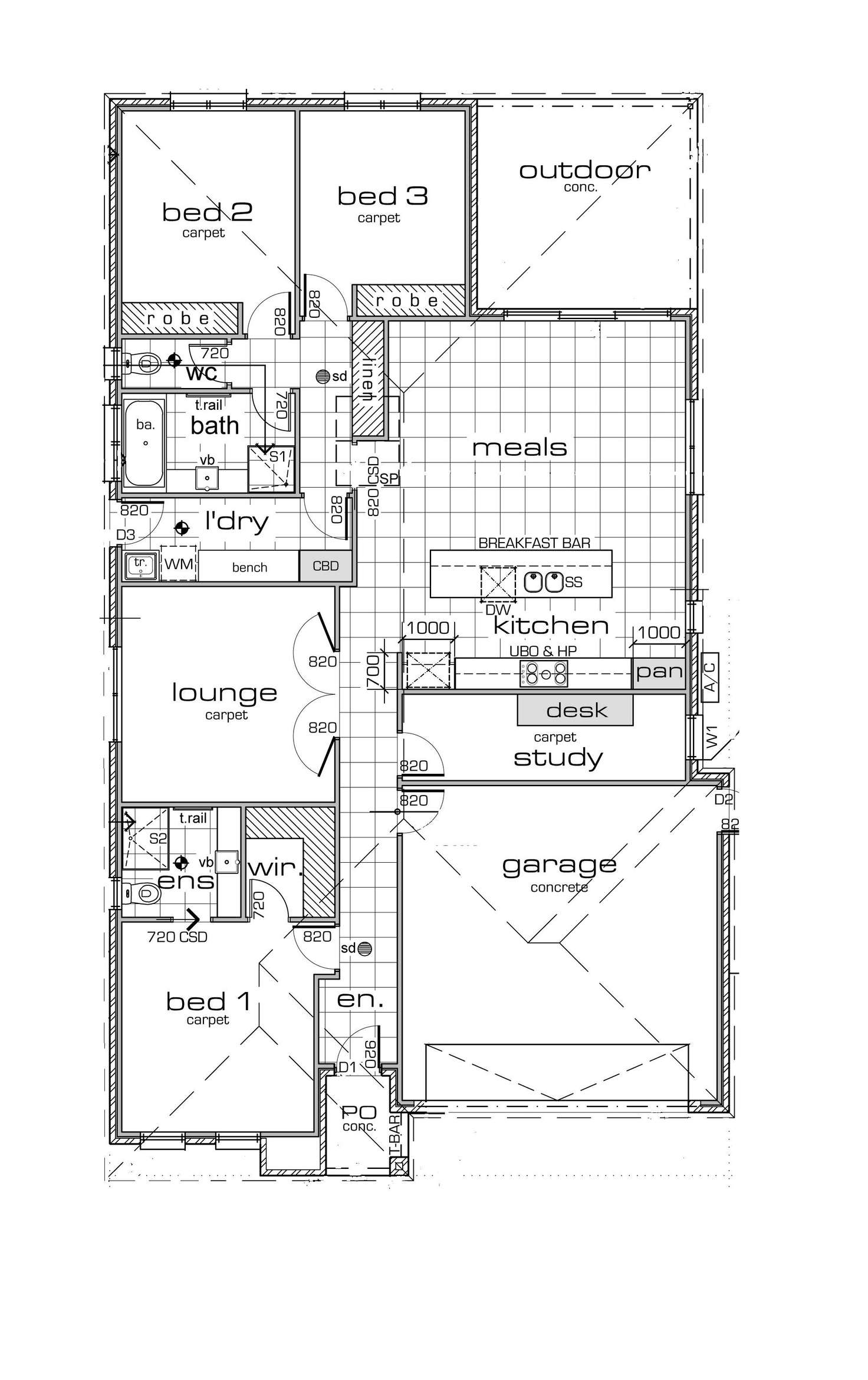Floorplan of Homely house listing, 39 Bridge Way, Mildura VIC 3500