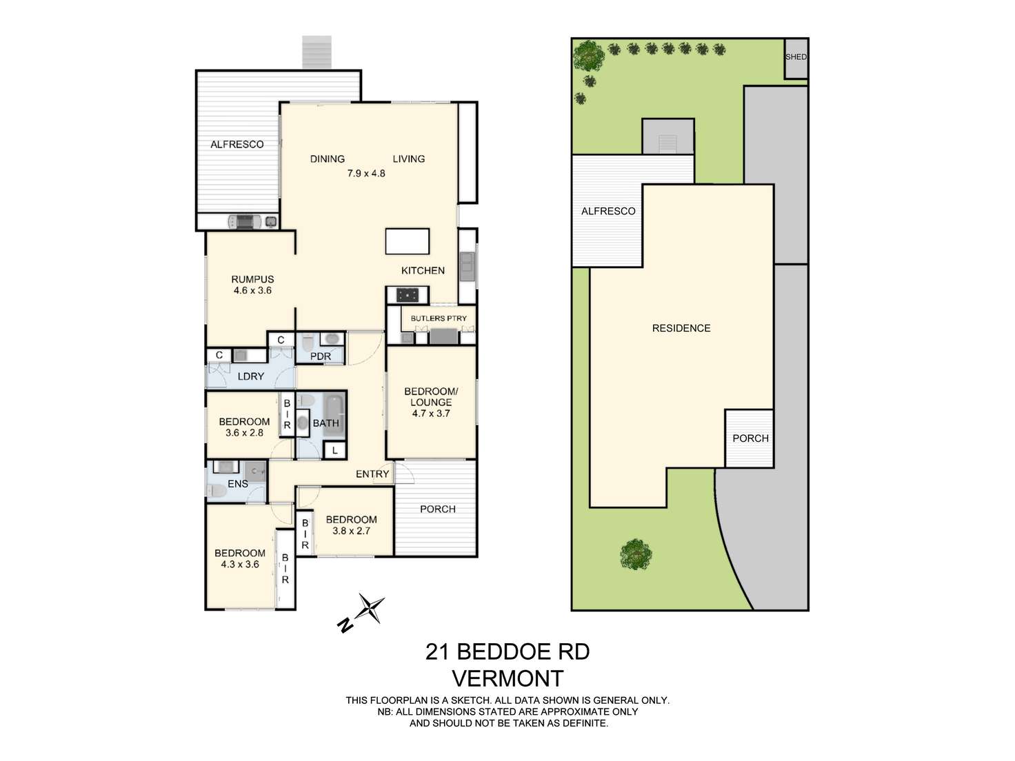 Floorplan of Homely house listing, 21 Beddoe Road, Vermont VIC 3133