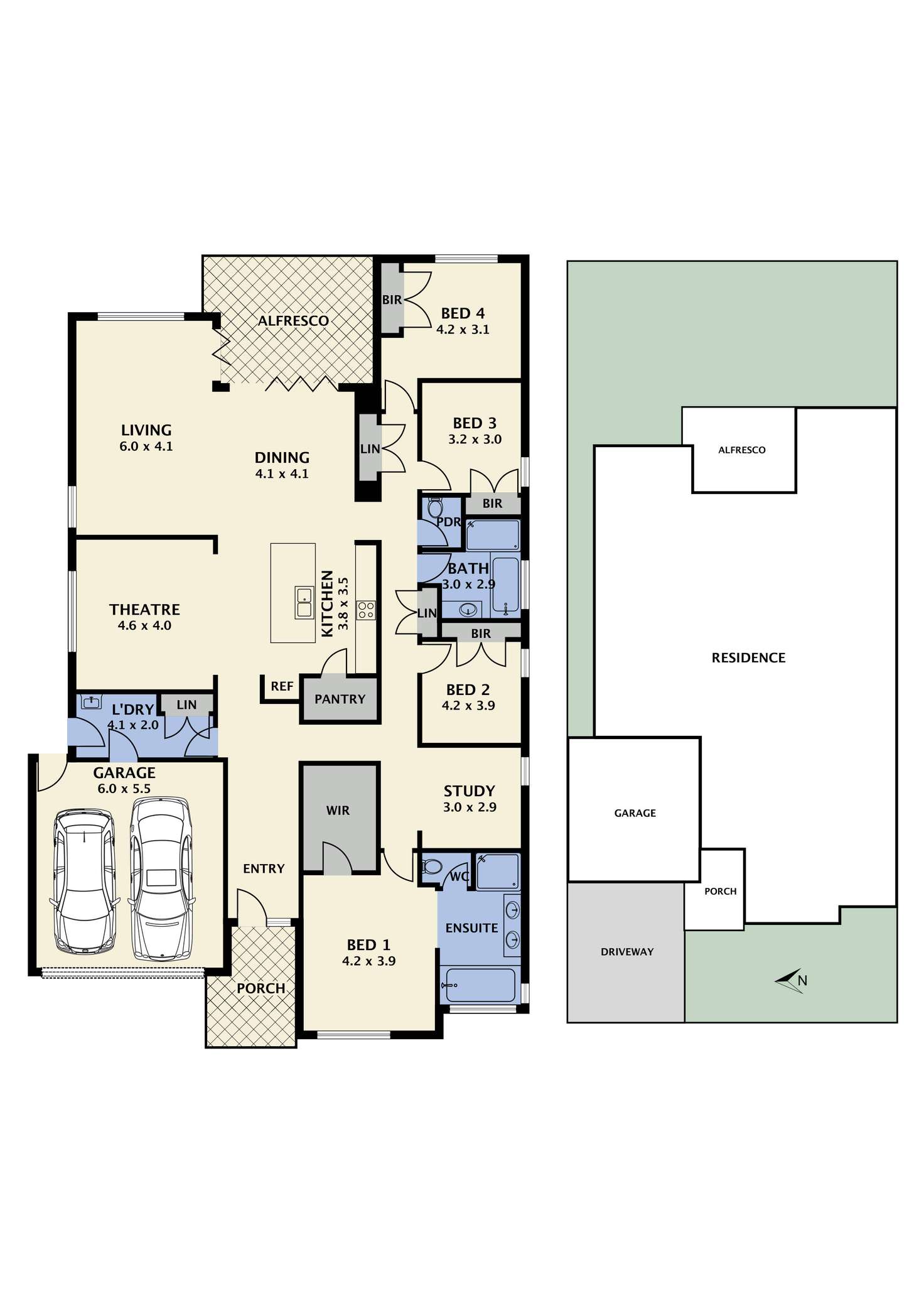 Floorplan of Homely house listing, 24 Cooney Circuit, Kalkallo VIC 3064