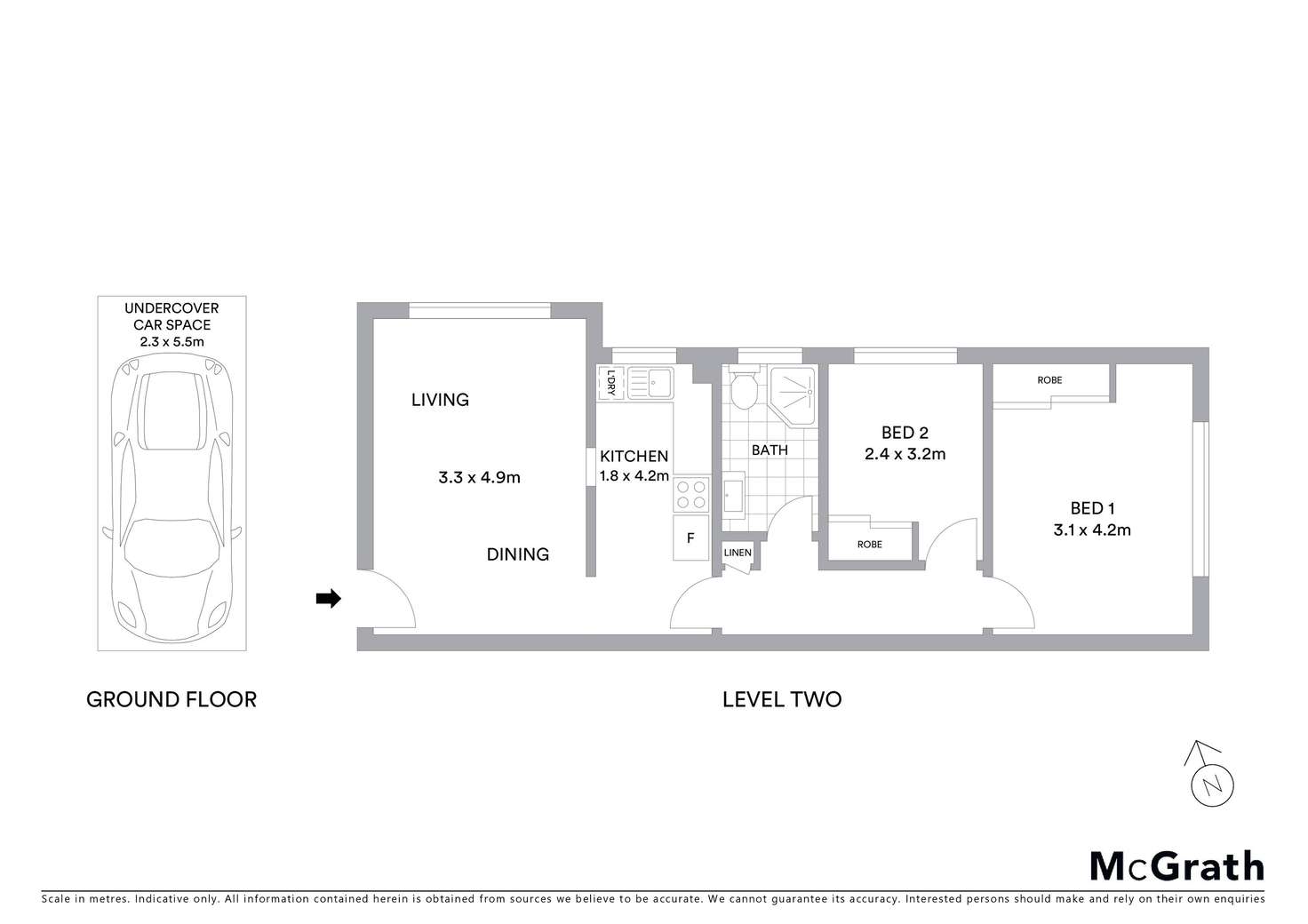 Floorplan of Homely unit listing, 6/57 Oxford Street, Epping NSW 2121