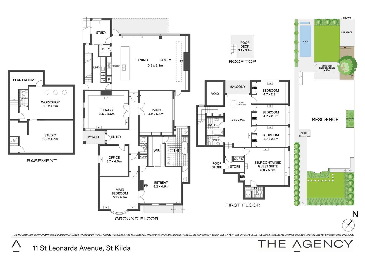 Floorplan of Homely house listing, 11 St Leonards Avenue, St Kilda VIC 3182