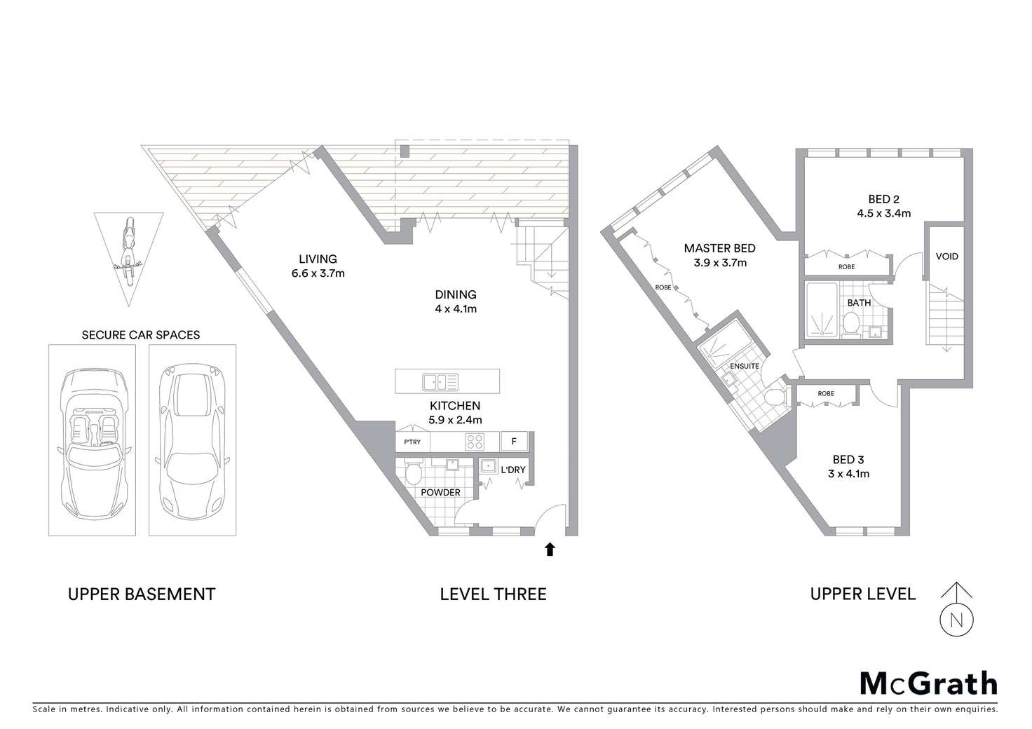 Floorplan of Homely apartment listing, 305/34 Oxley Street, St Leonards NSW 2065