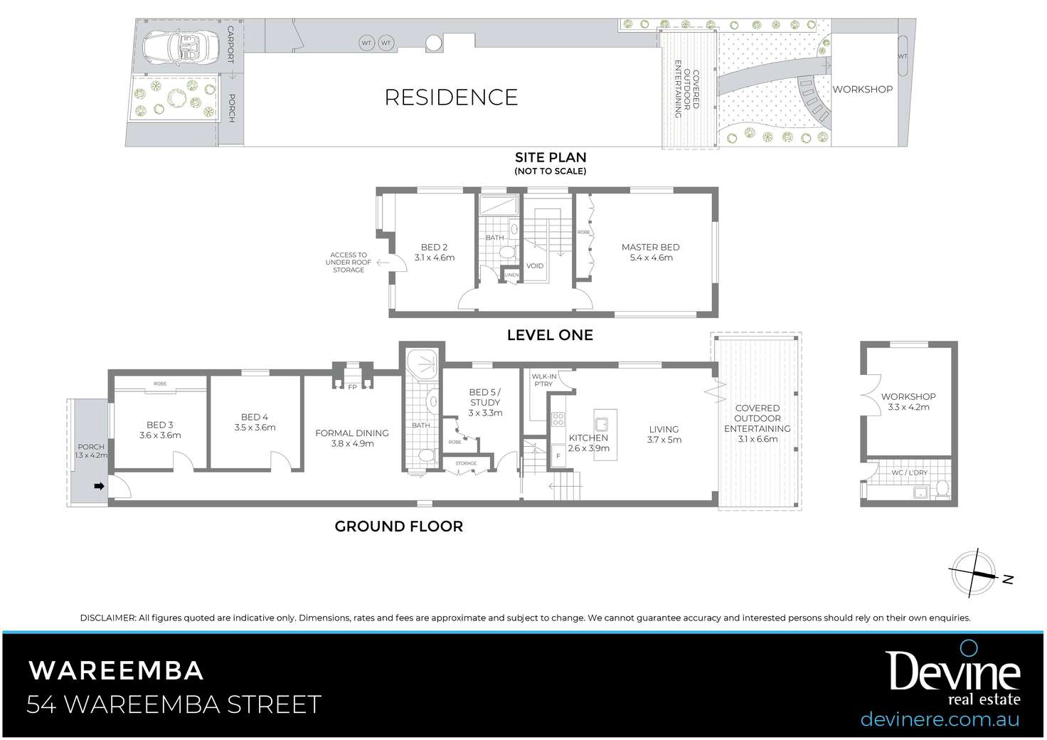 Floorplan of Homely house listing, 54 Wareemba Street, Wareemba NSW 2046