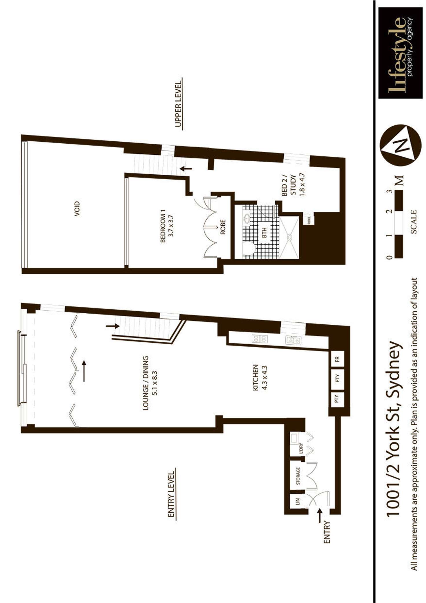 Floorplan of Homely apartment listing, 2 York Street, Sydney NSW 2000