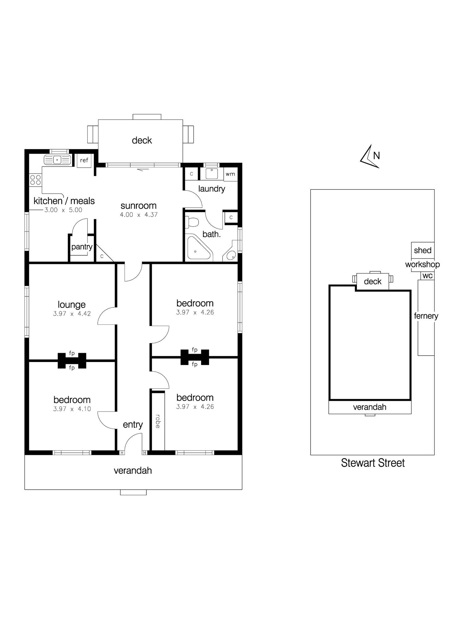 Floorplan of Homely house listing, 6 Stewart Street, Williamstown VIC 3016