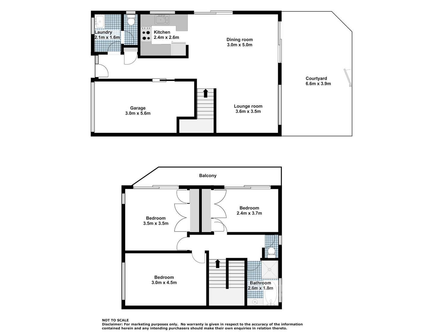 Floorplan of Homely townhouse listing, 1/53 Yachtsman Crescent, Salamander Bay NSW 2317