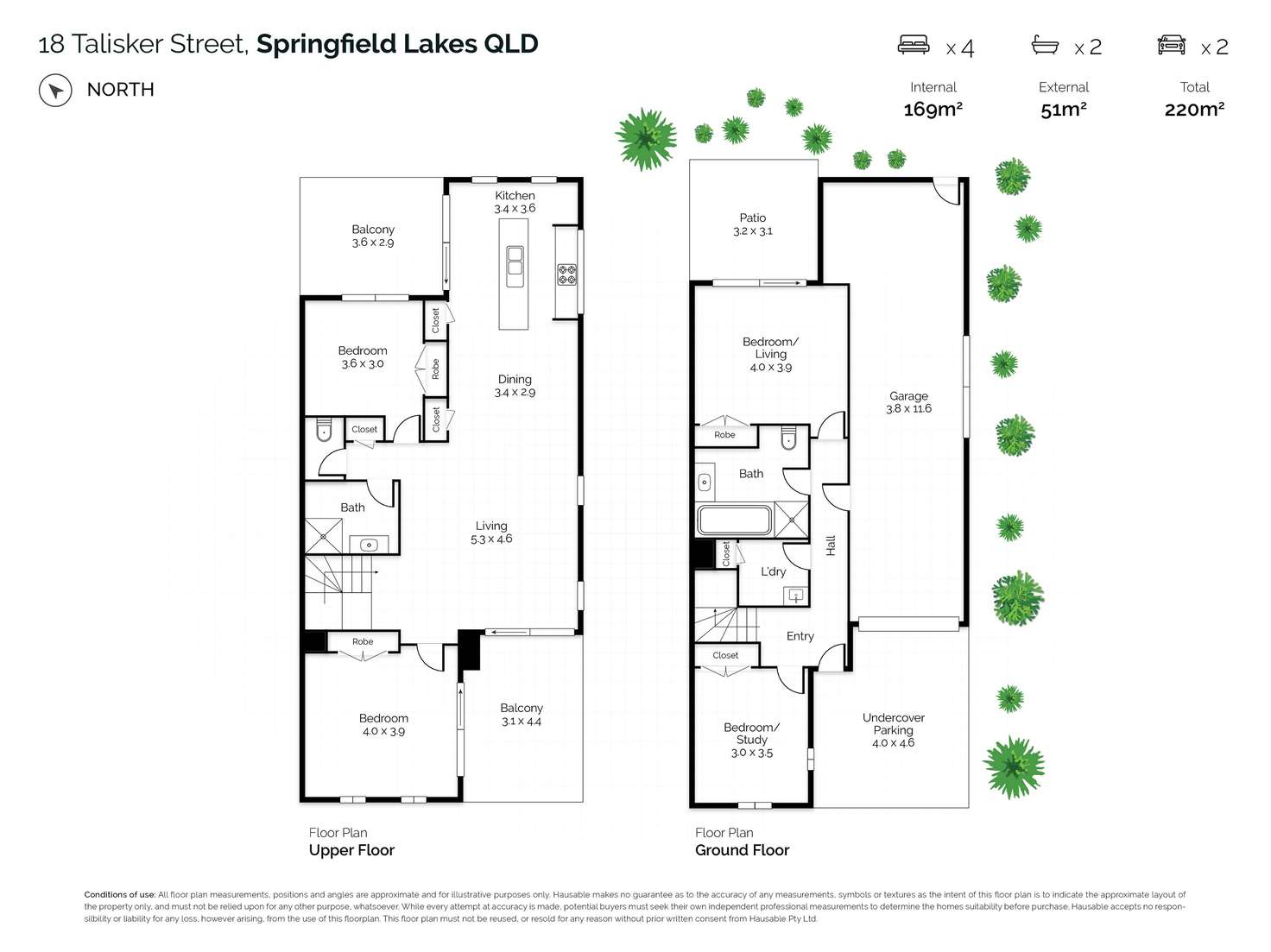 Floorplan of Homely house listing, 18 Talisker Street, Springfield Lakes QLD 4300