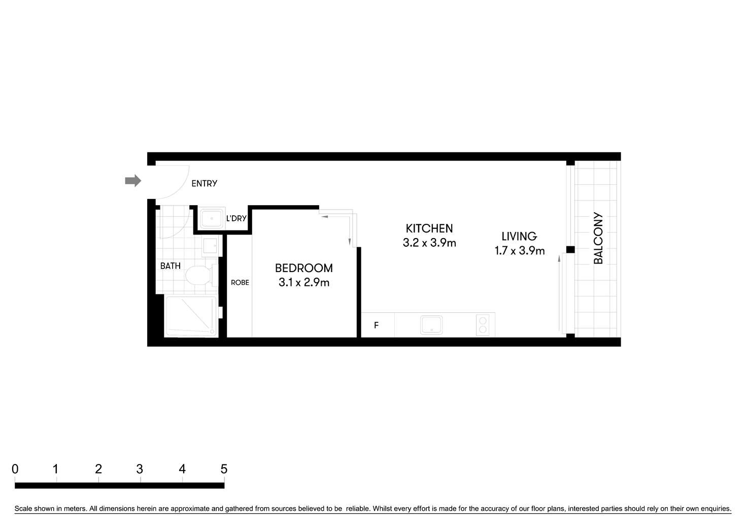 Floorplan of Homely apartment listing, 110/9 Young Street, Neutral Bay NSW 2089