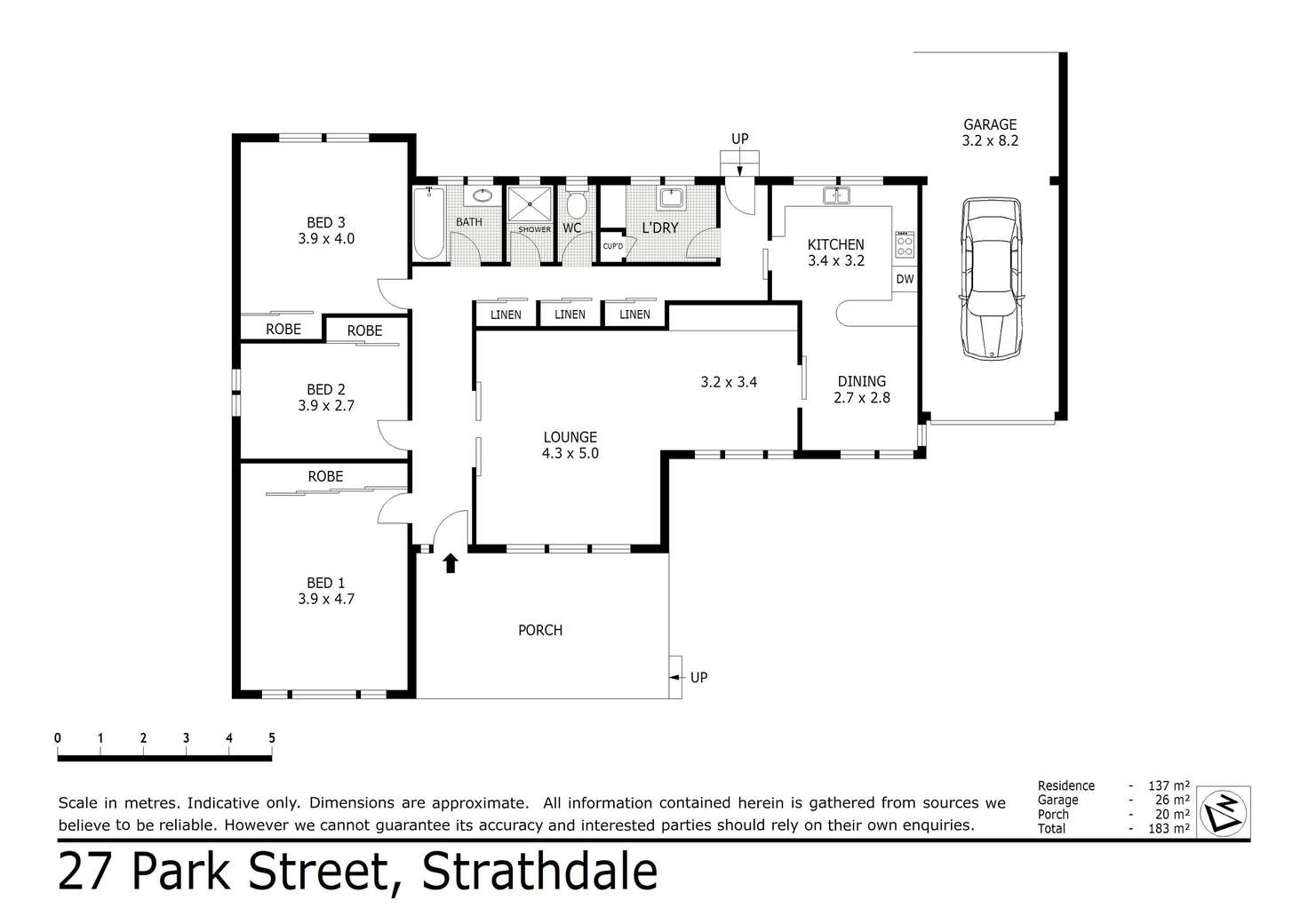 Floorplan of Homely house listing, 27 Park Street, Strathdale VIC 3550