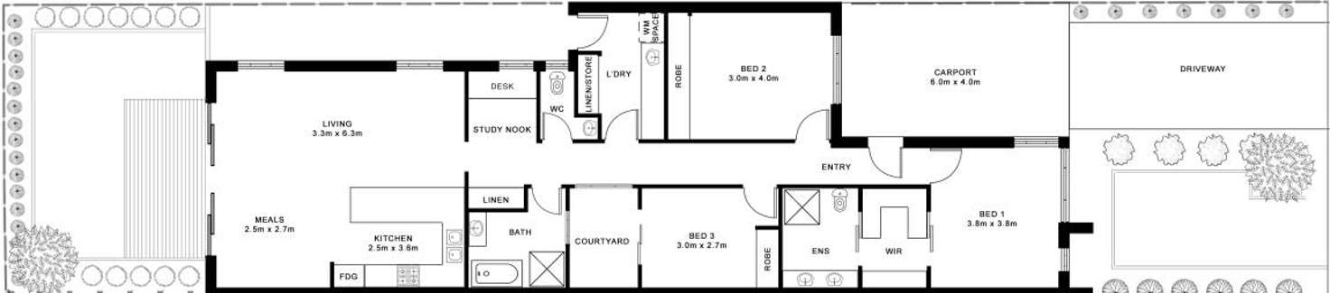 Floorplan of Homely house listing, 28A Sredna Street, West Footscray VIC 3012