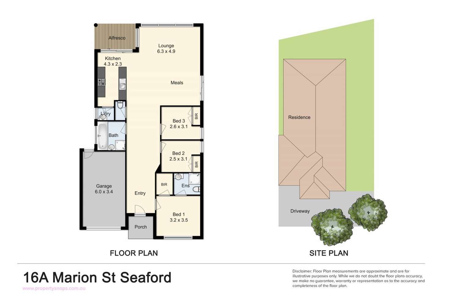 Floorplan of Homely house listing, 16A Marion Street, Seaford VIC 3198