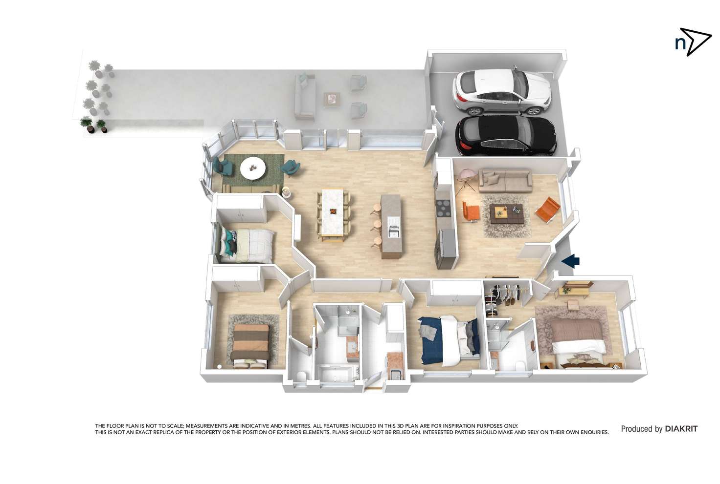 Floorplan of Homely house listing, 17 Yvette Court, Epping VIC 3076