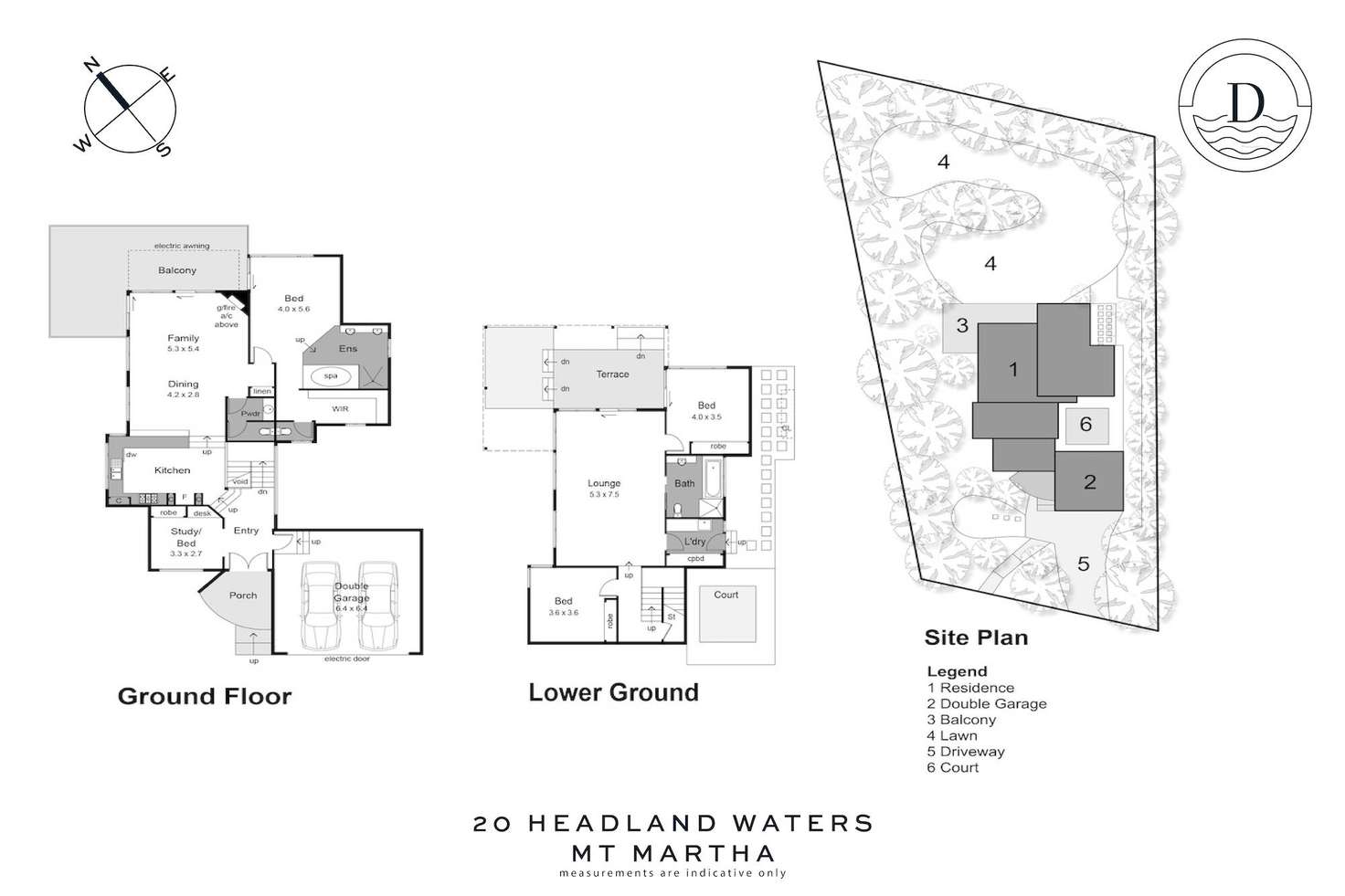 Floorplan of Homely house listing, 20 Headland Waters, Mount Martha VIC 3934