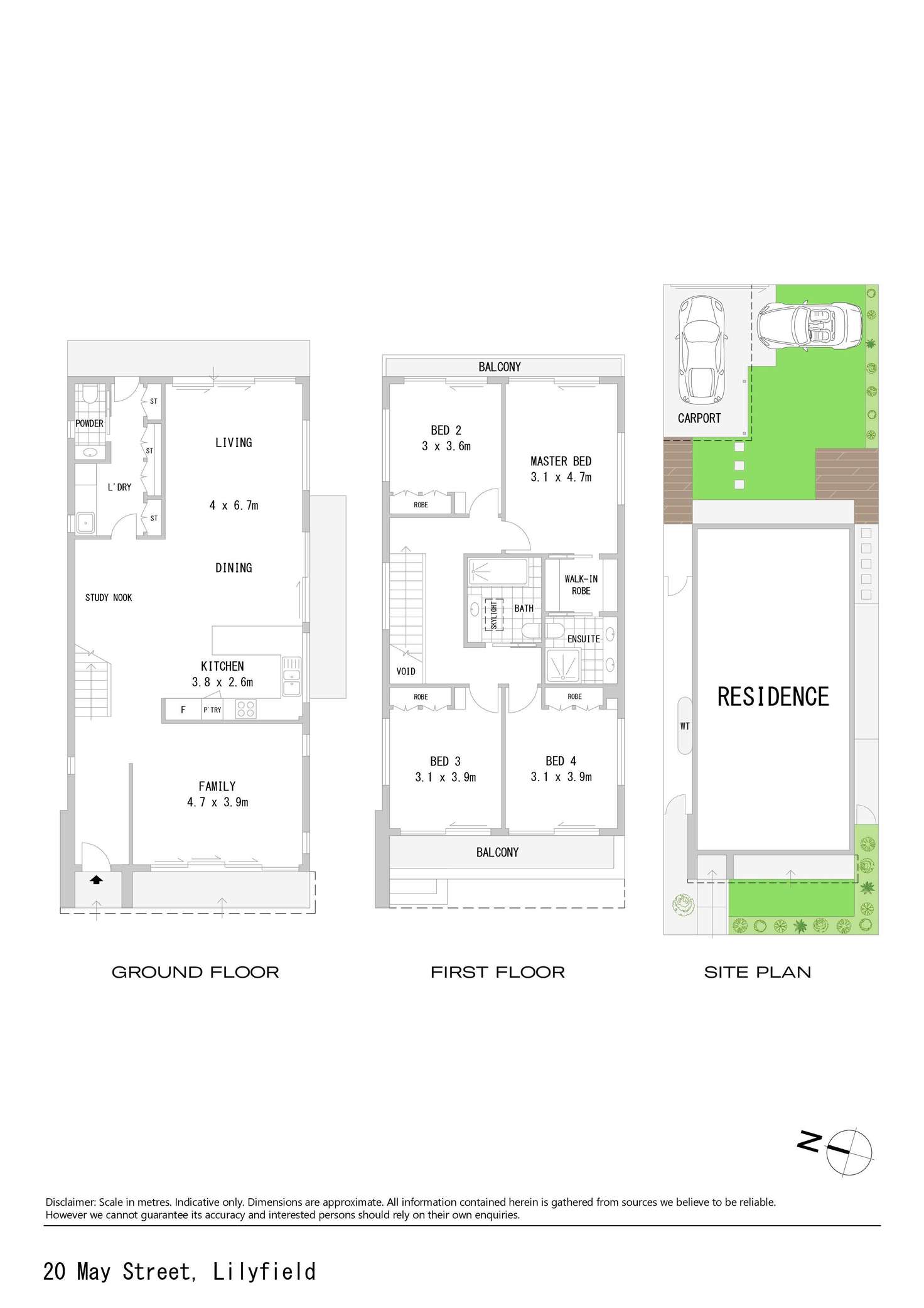 Floorplan of Homely house listing, 20 May Street, Lilyfield NSW 2040