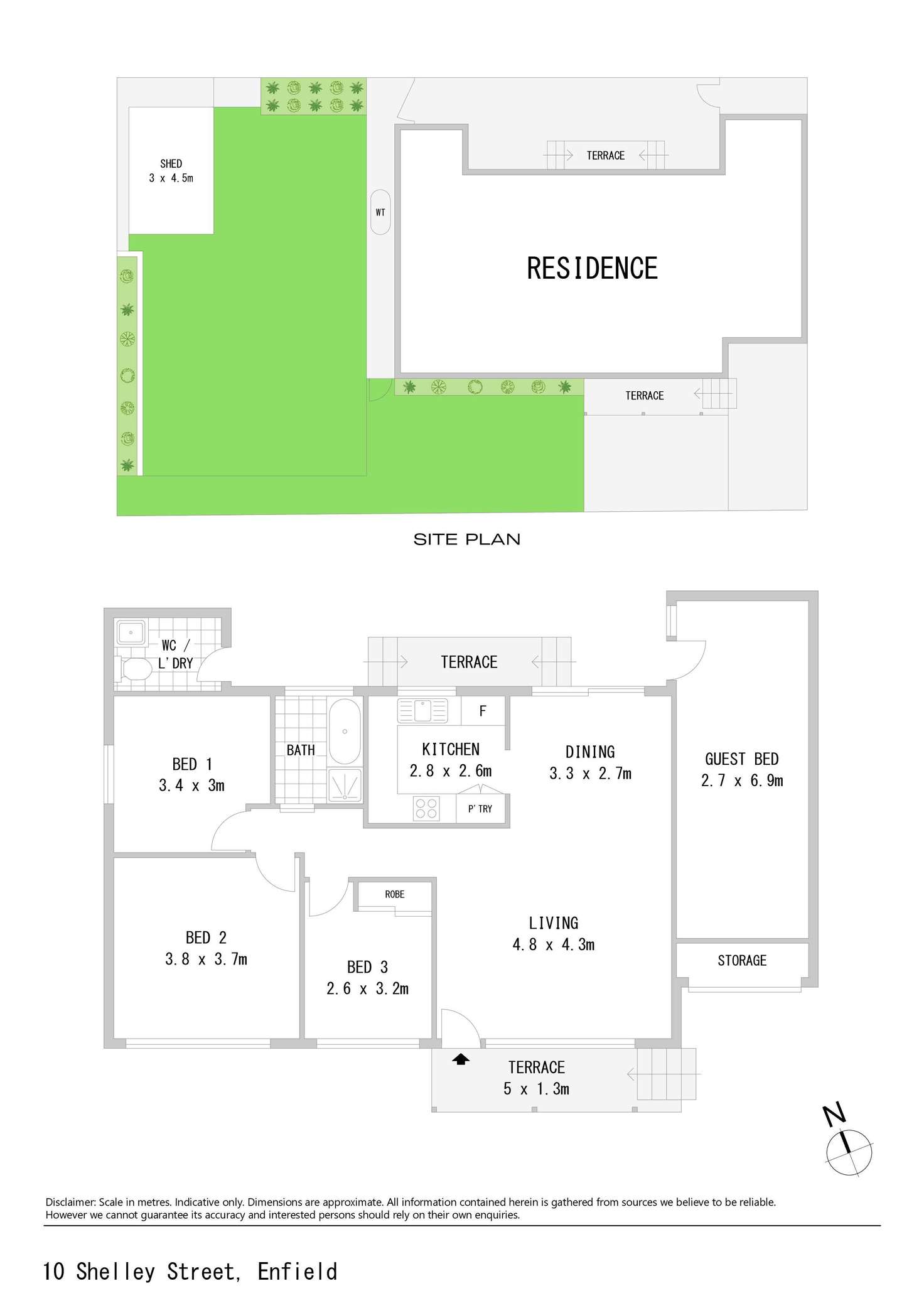 Floorplan of Homely house listing, 10 Shelley Street, Enfield NSW 2136
