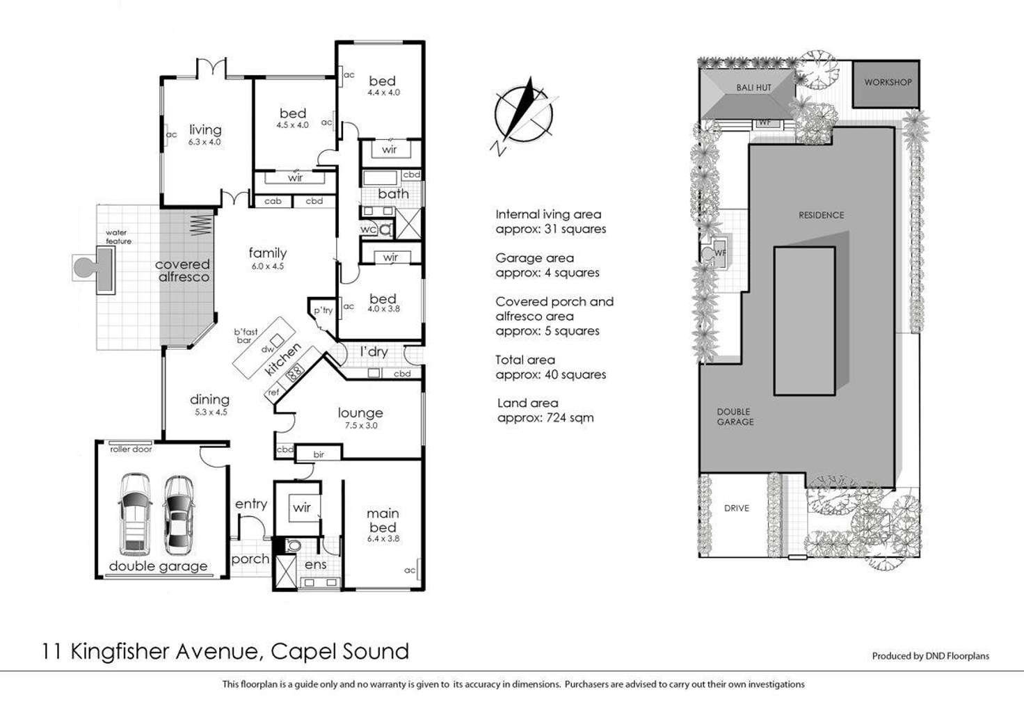 Floorplan of Homely house listing, 11 Kingfisher Avenue, Capel Sound VIC 3940